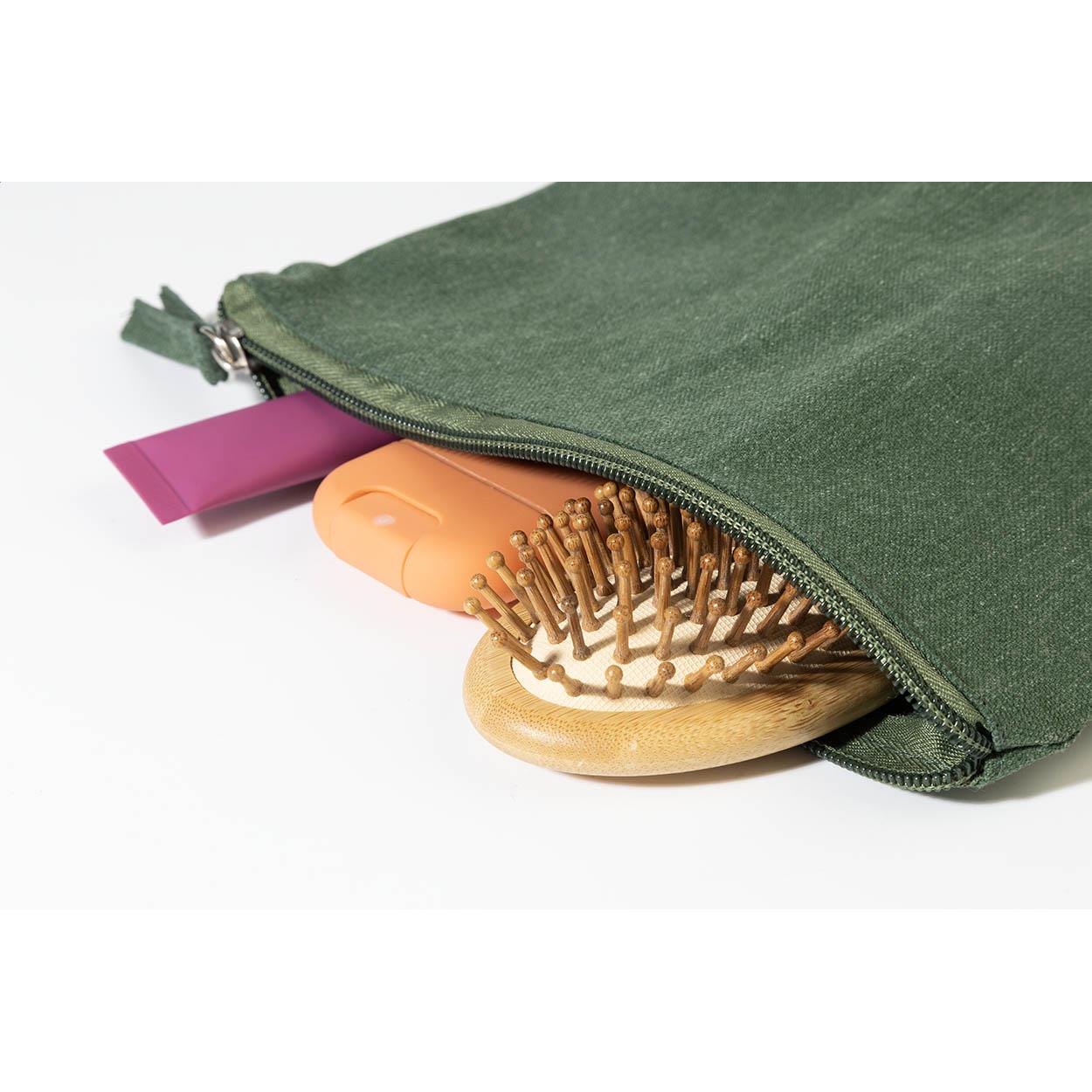 Kosmetiktasche aus recycelter Baumwolle