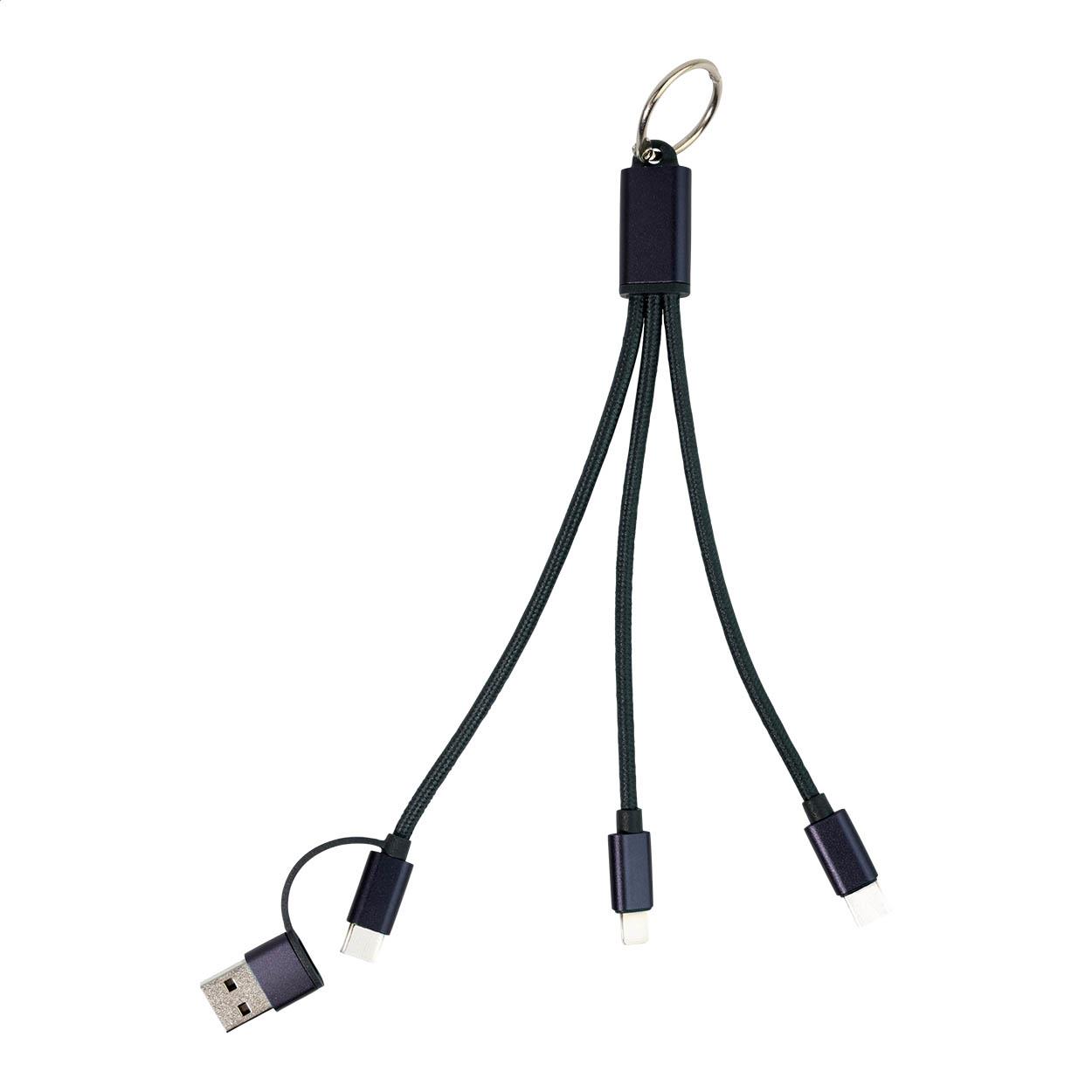 USB-Ladekabel mit Schlüsselanhänger