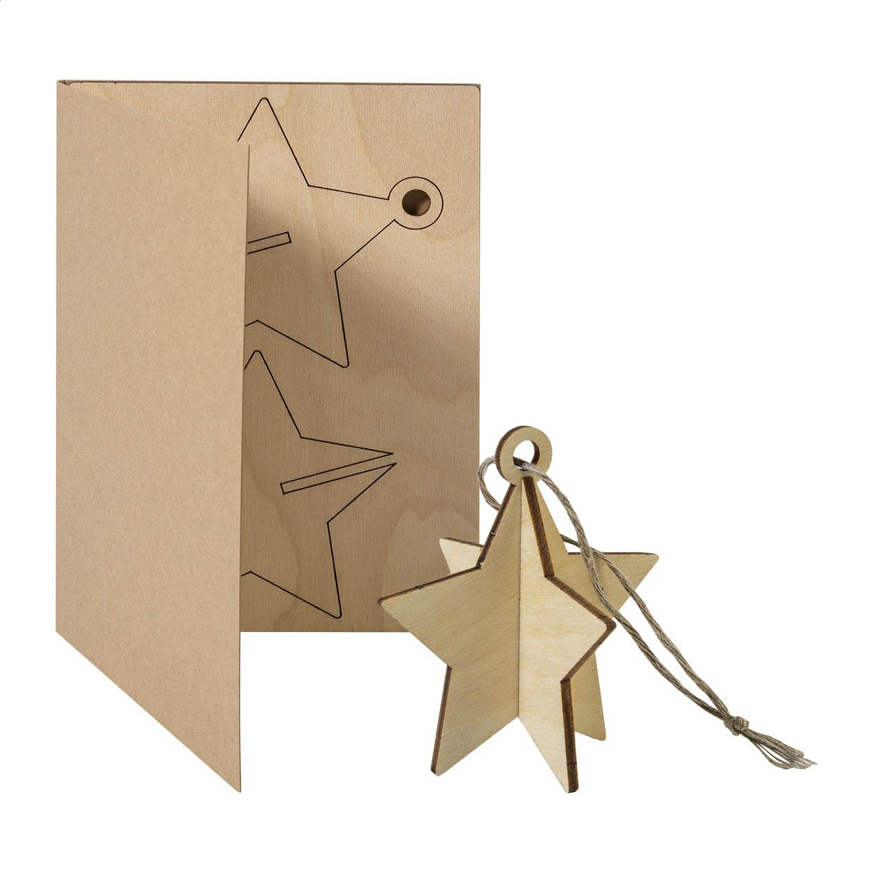 Weihnachtskarte, Stern