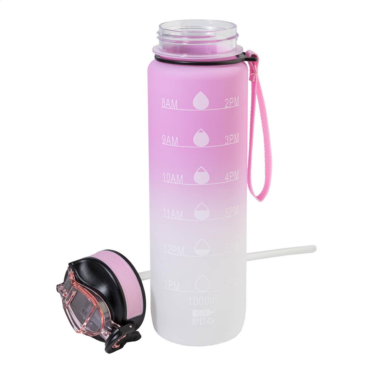 RPET Flasche mit Motivationsanzeige