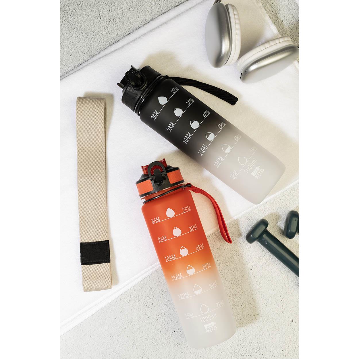 RPET Flasche mit Motivationsanzeige