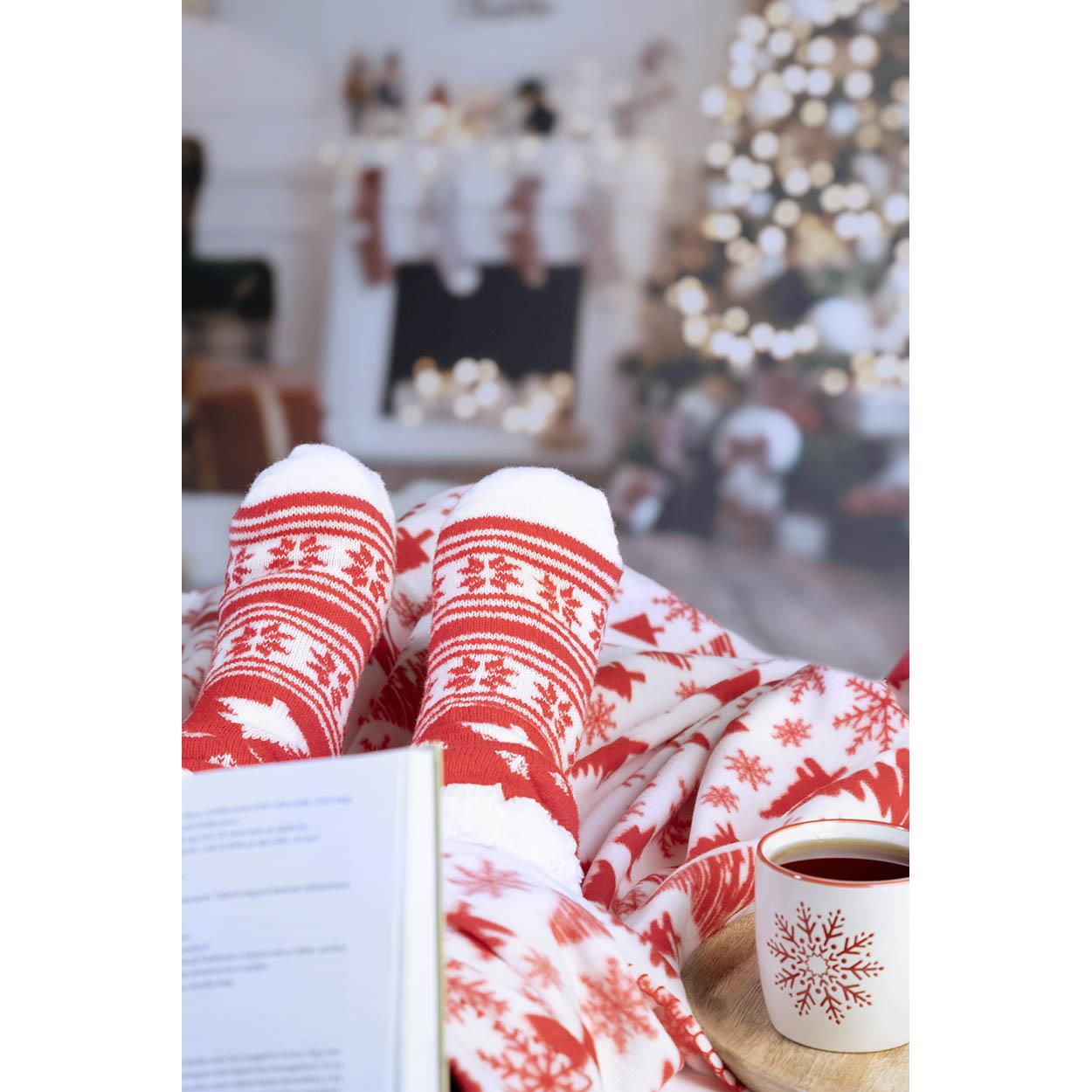 Weihnachtshausschuhsocken