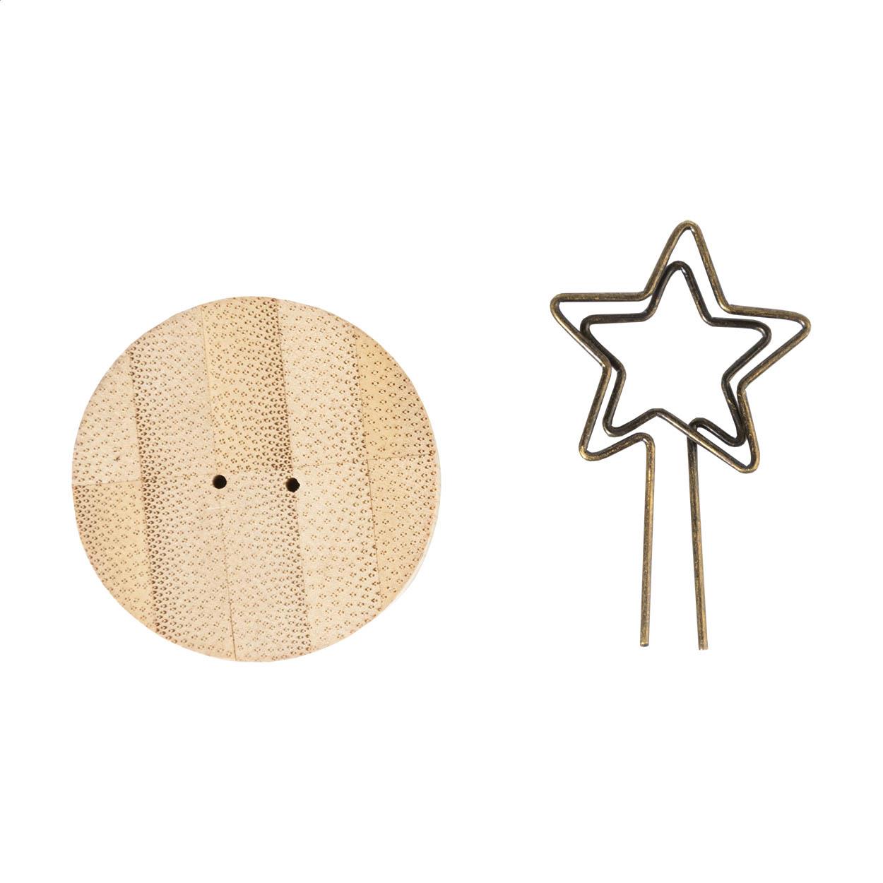 Weihnachtsmemohalter, Stern