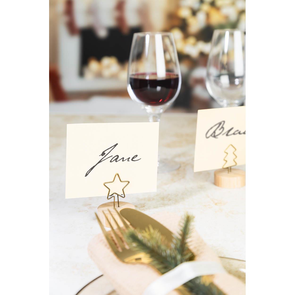 Weihnachtsmemohalter, Stern
