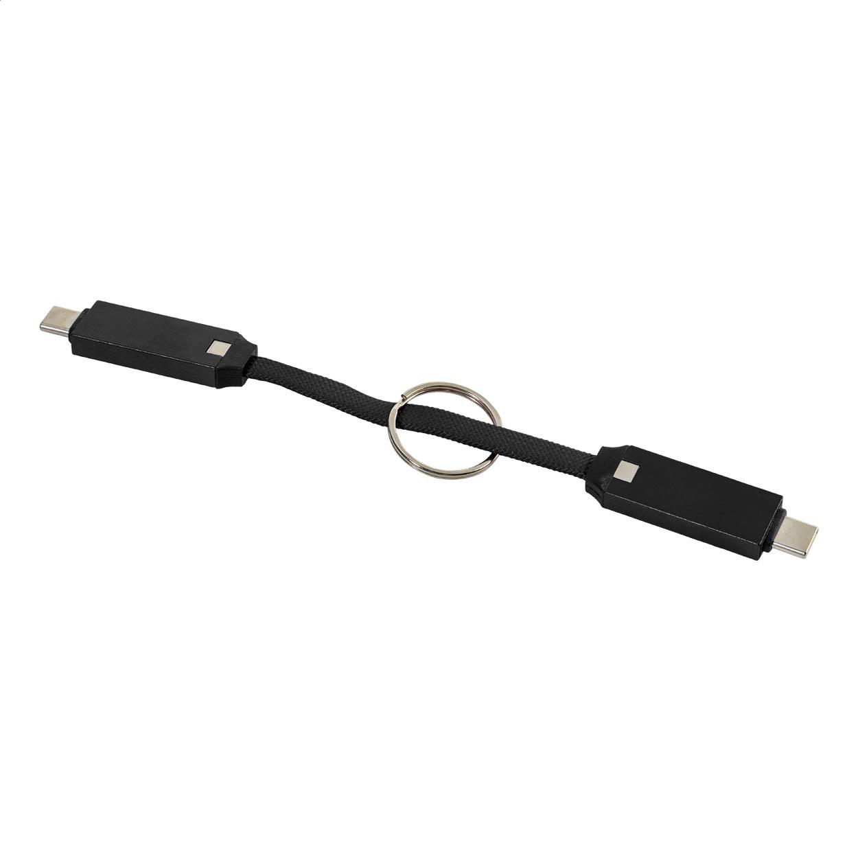 Schlüsselanhänger mit 60W USB-C-Kabel