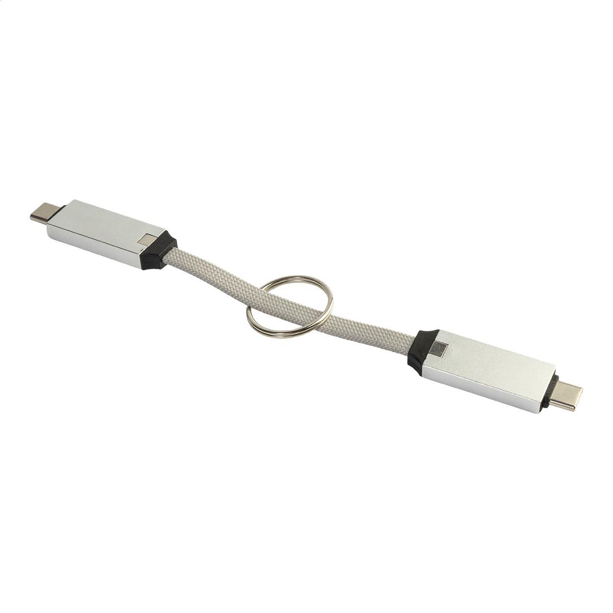Schlüsselanhänger mit 60W USB-C-Kabel