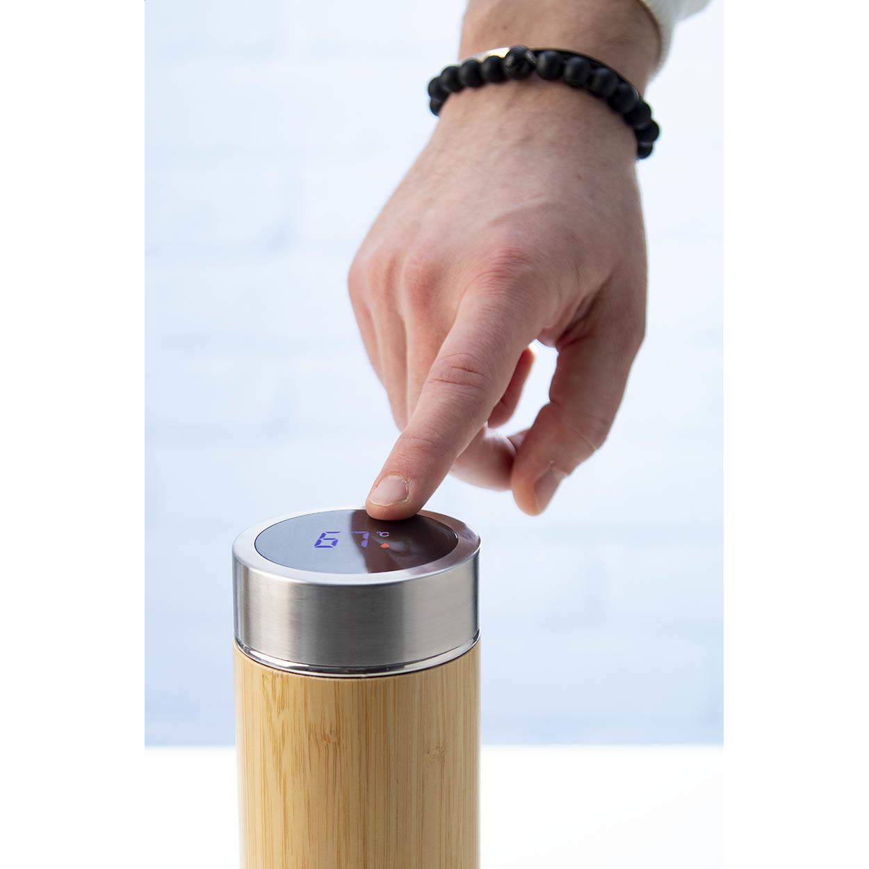 Isolierflasche mit Thermometer