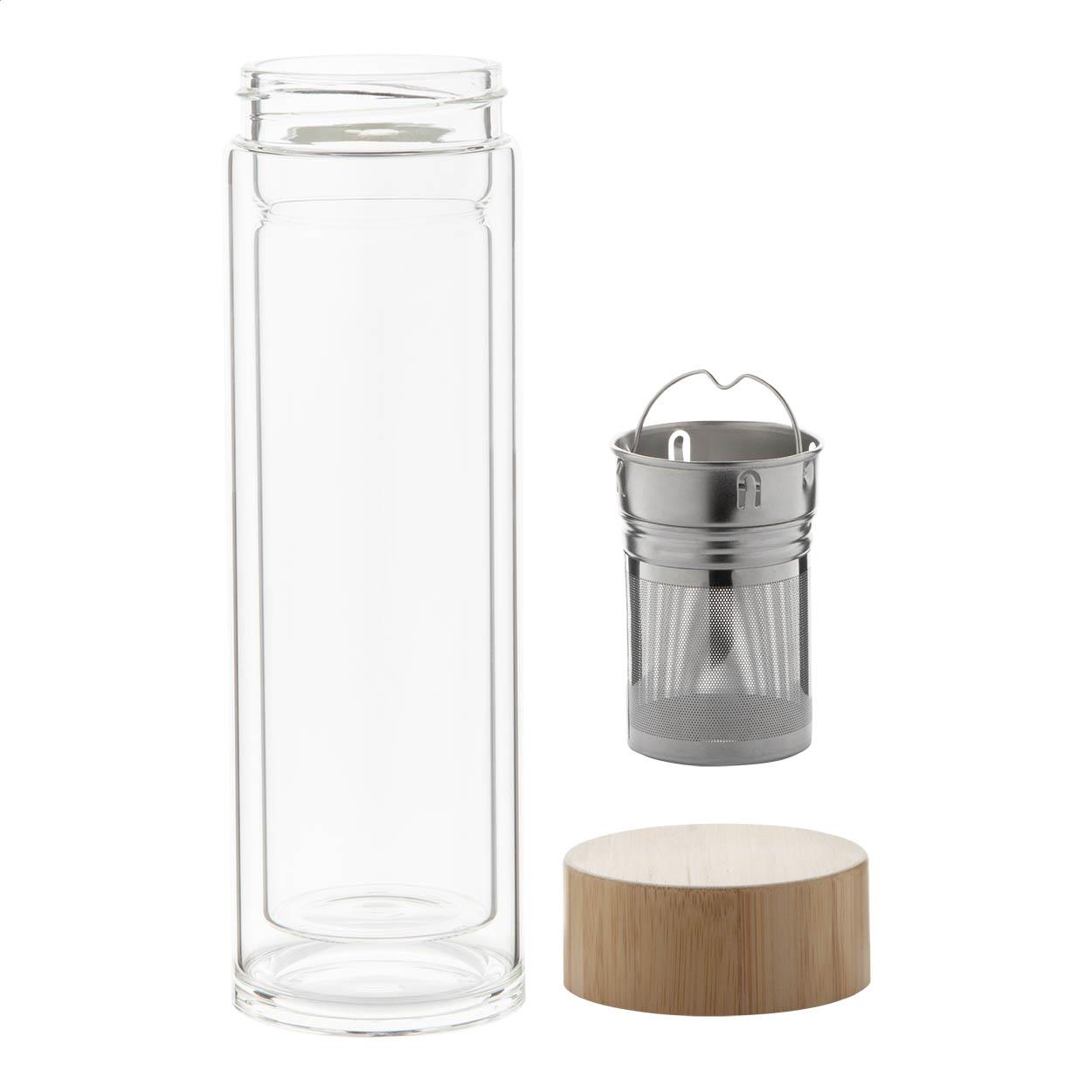 Glas-Thermoflasche