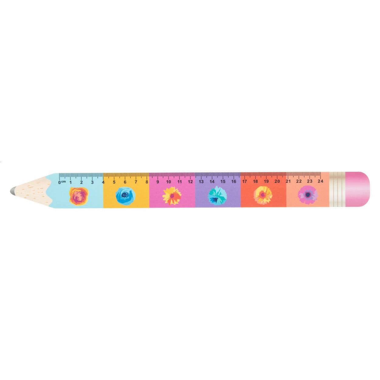 24 cm Lineal, Bleistift
