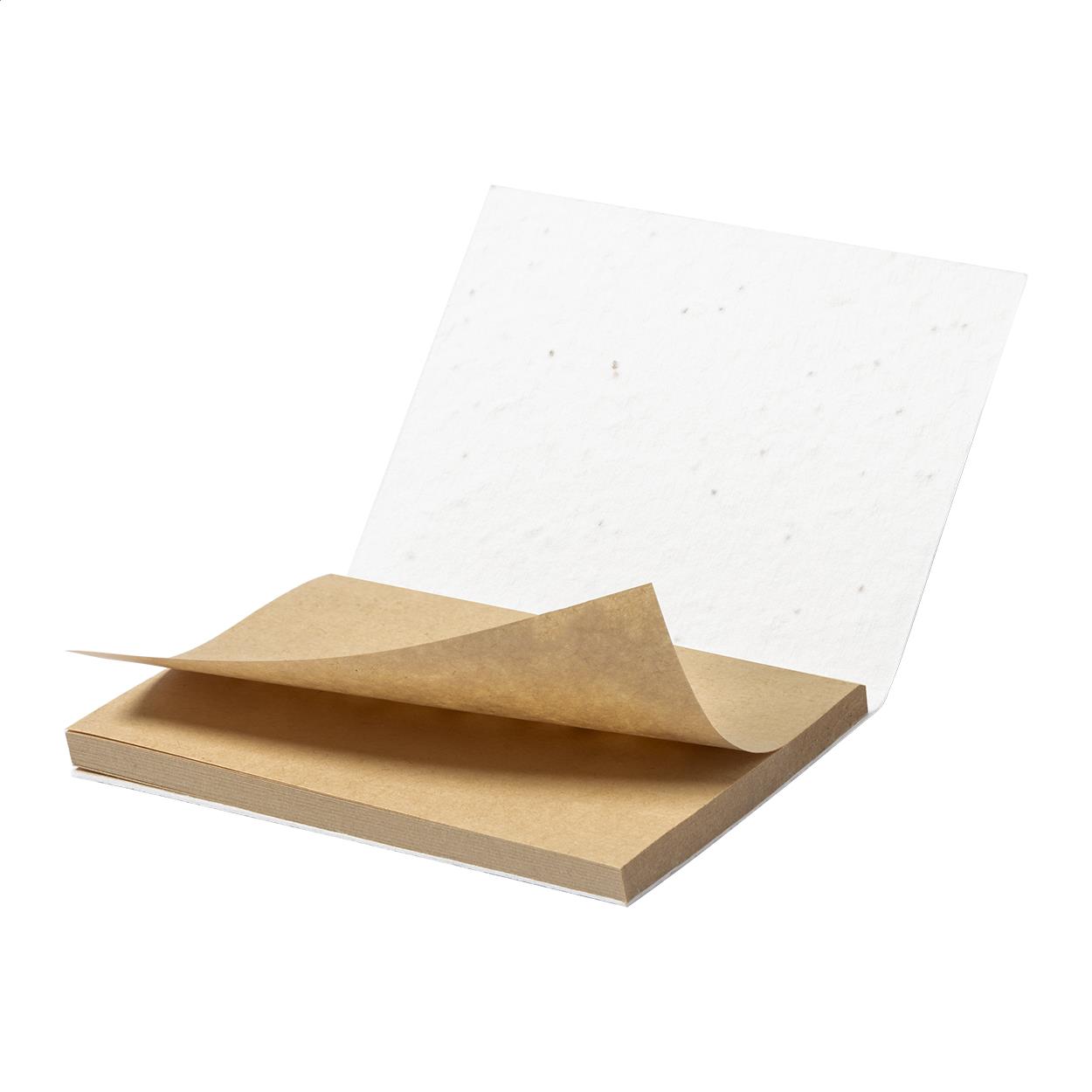 Saatpapier-Haftnotizblock