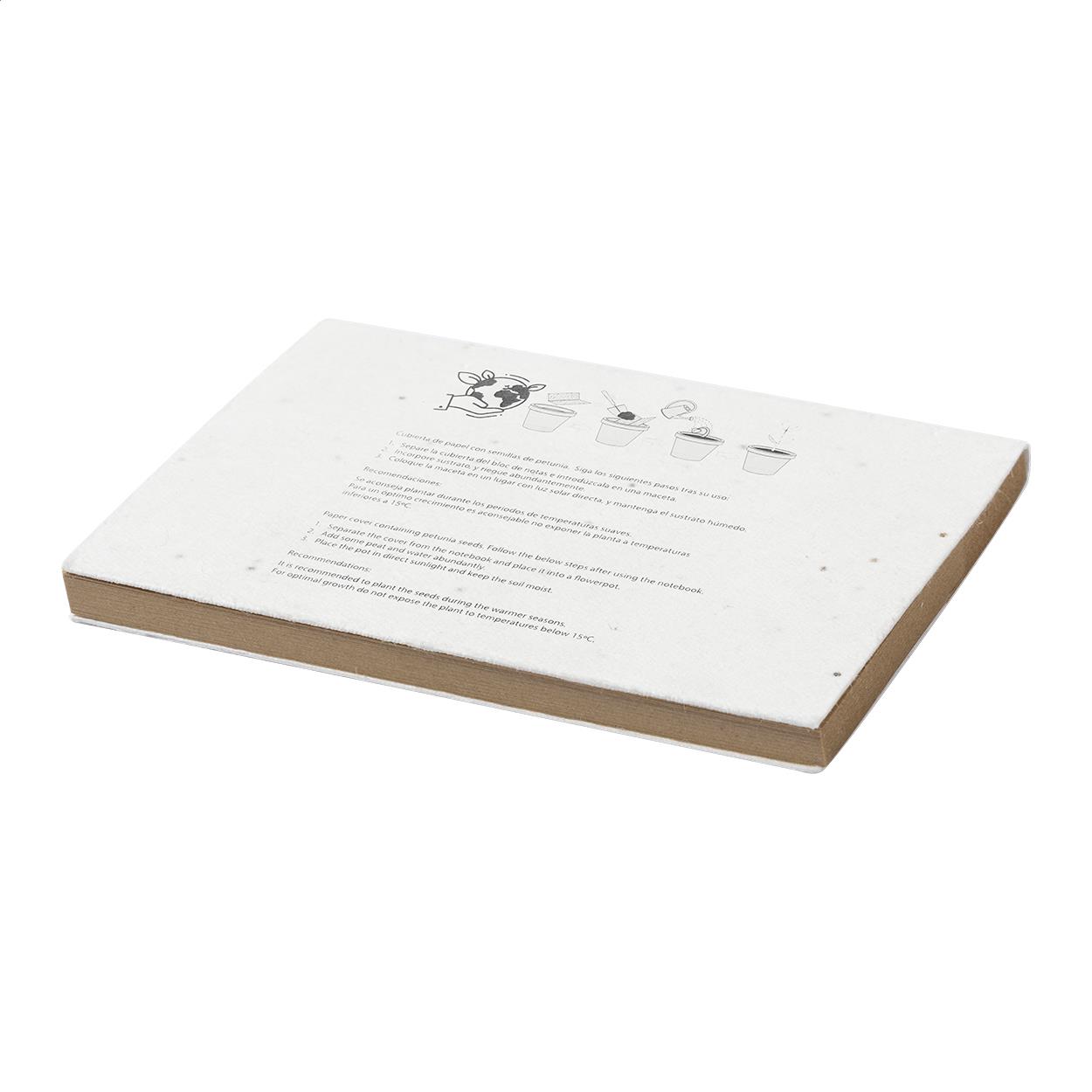 Saatpapier-Haftnotizblock
