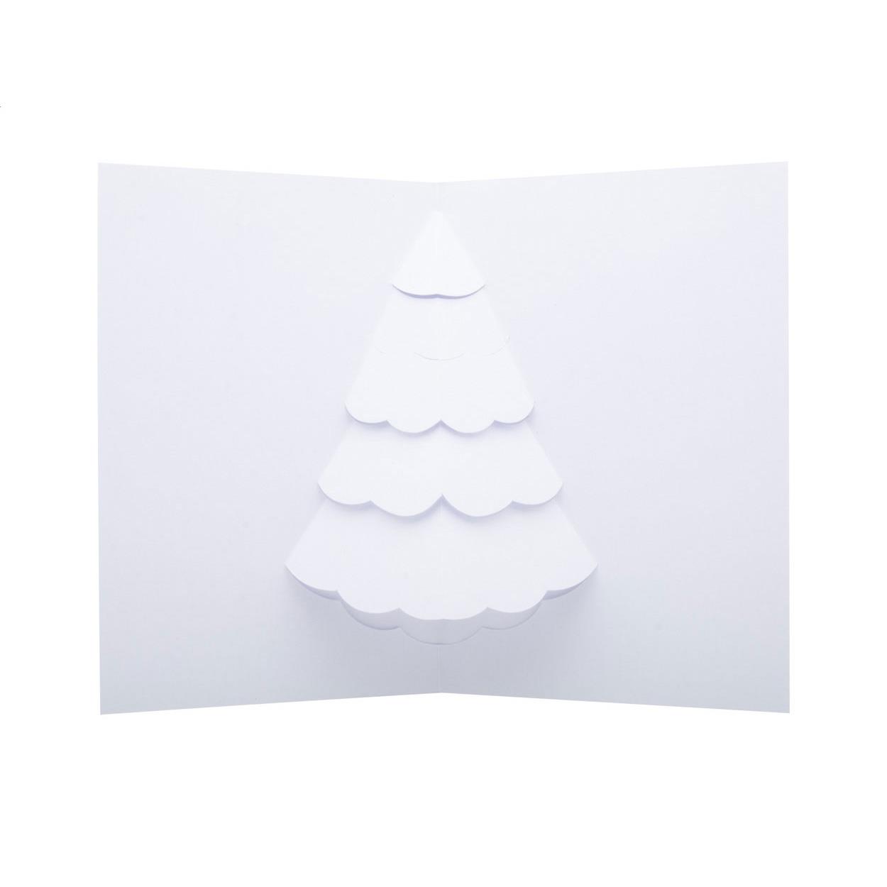 3D Weihnachtskarte Weihnachtsbaum