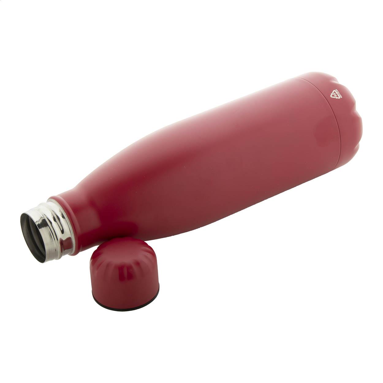 Flasche aus recyceltem Edelstahl