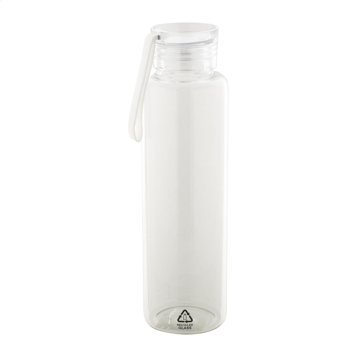 Flasche aus recyceltem Glas