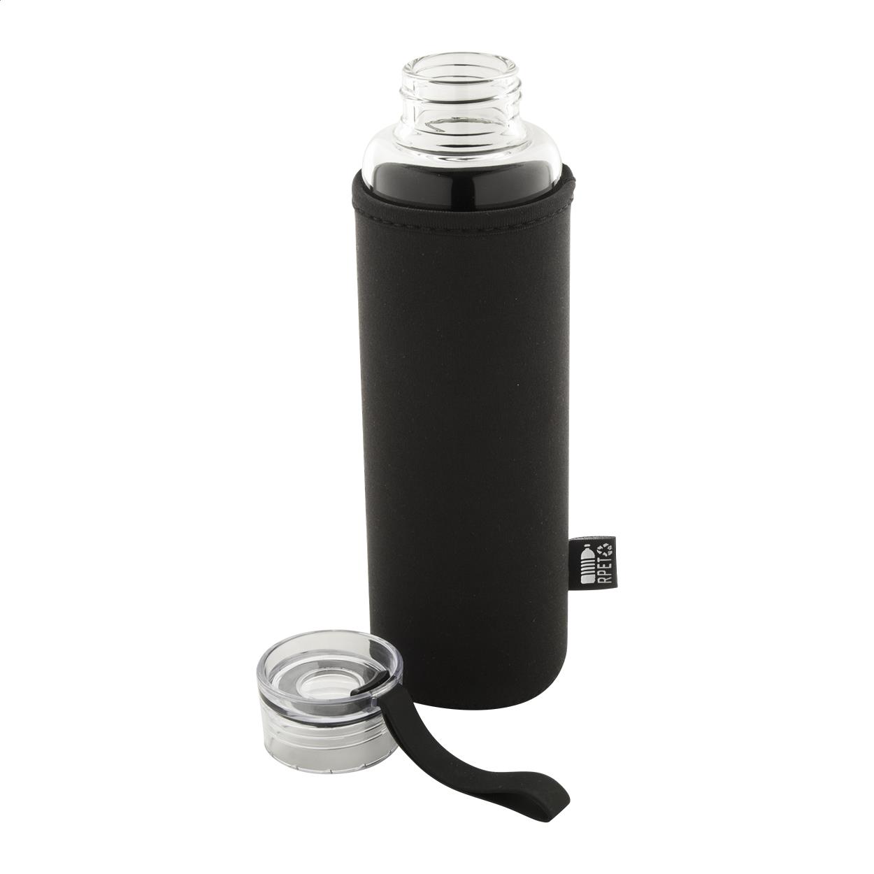 Flasche aus recyceltem Glas
