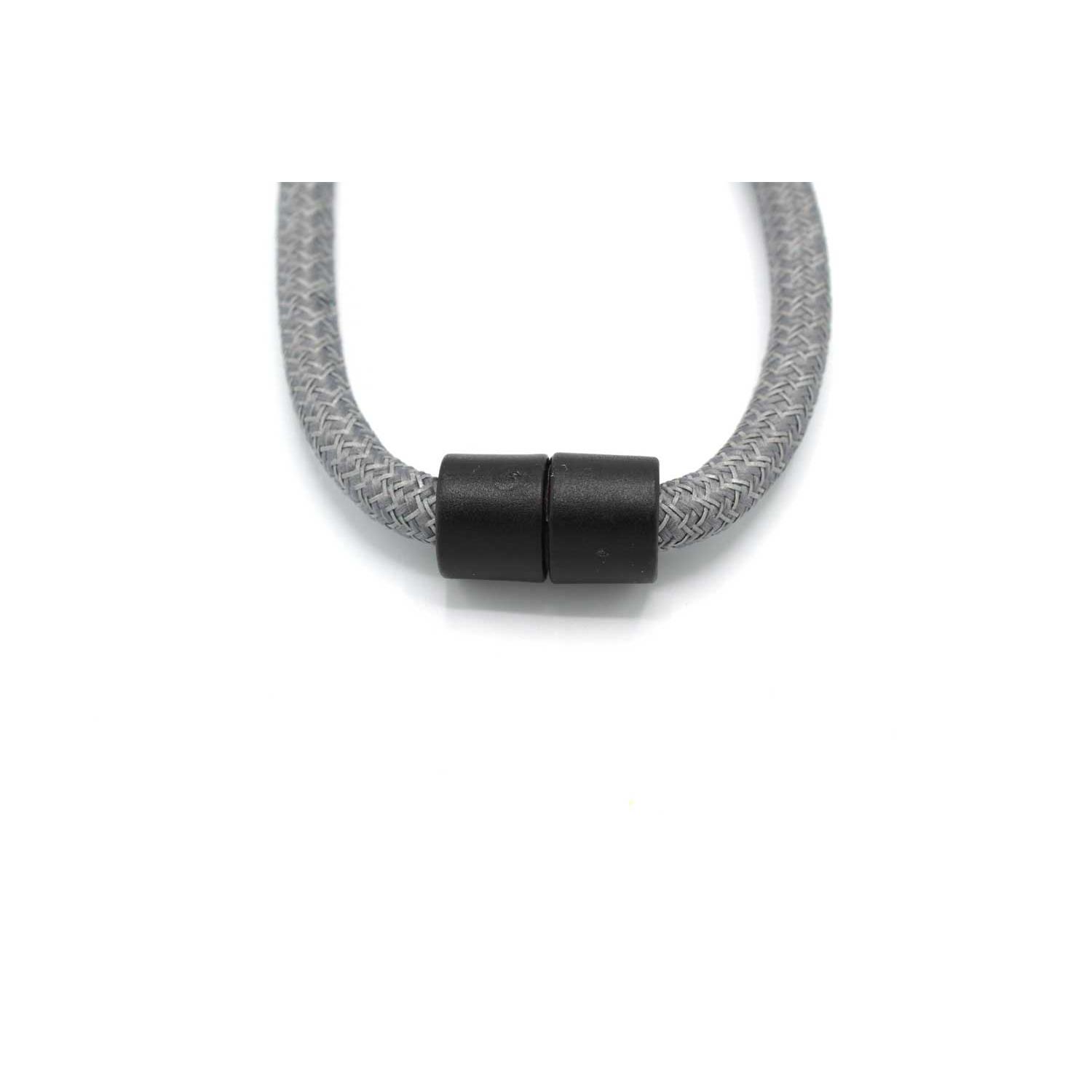 Tube Lanyard Reflex silber
