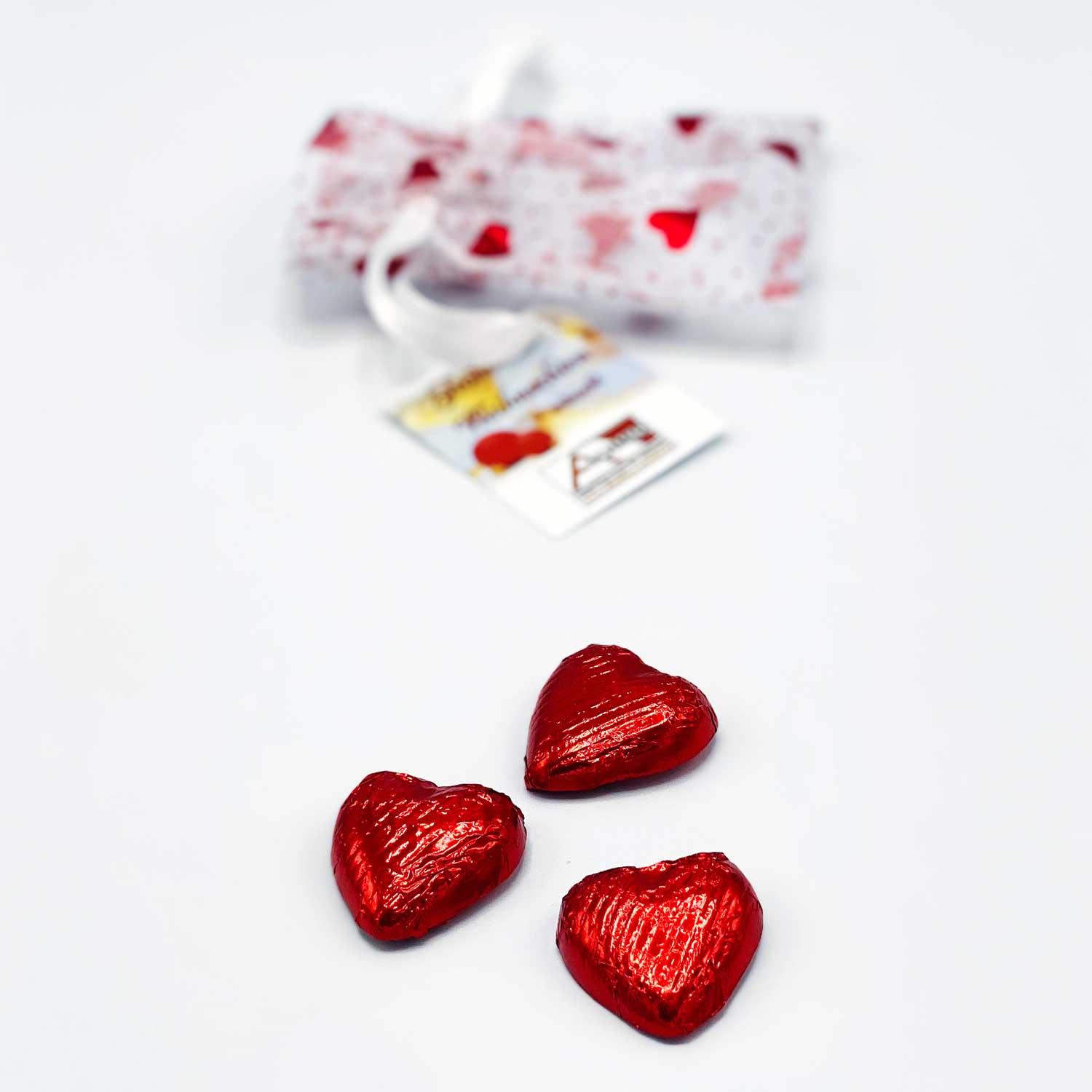Organzasäckchen ´Heart´, mit Karte