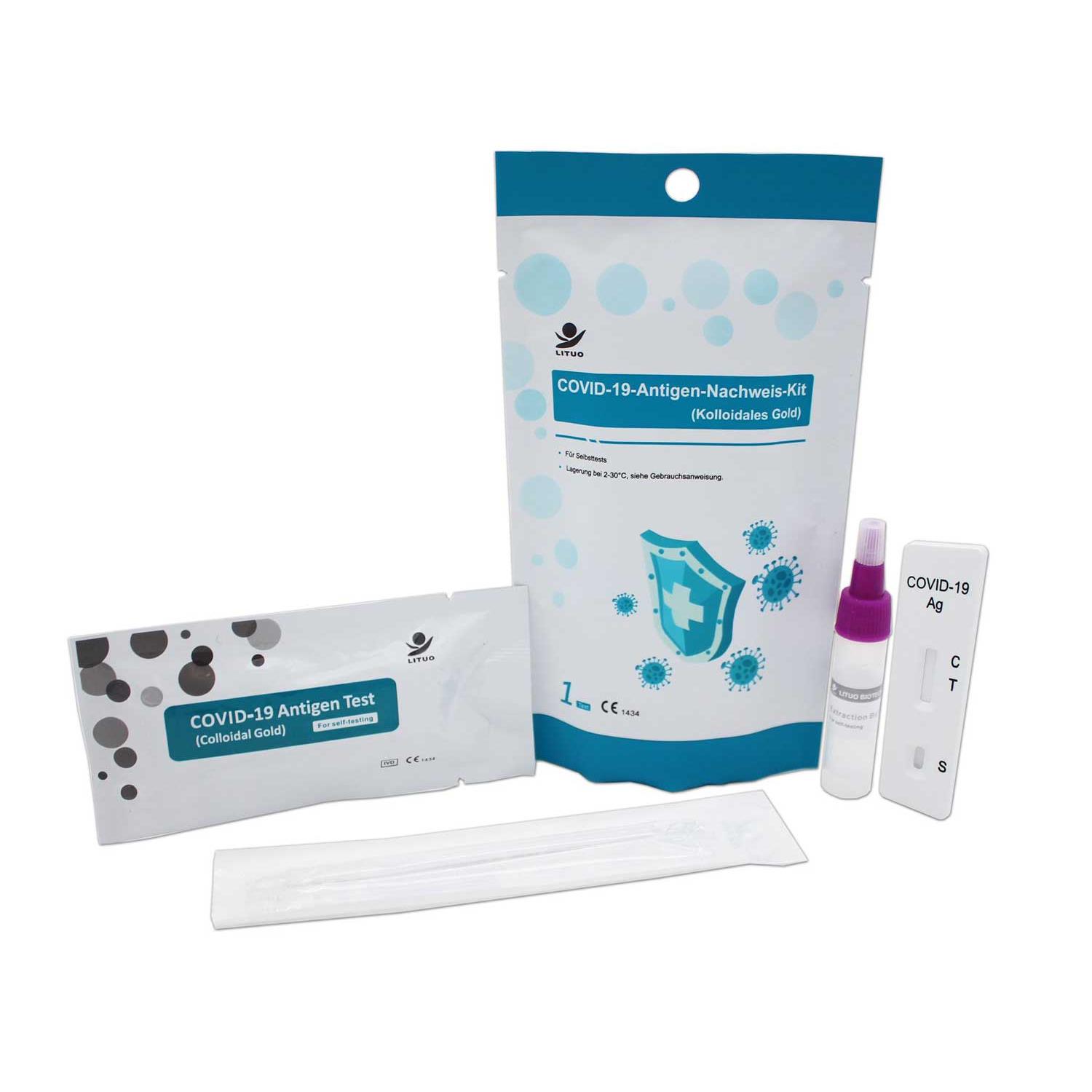 1er Pack SARS-CoV-2 - Antigen-Rapid-Schnelltest BfARM gelistet CE Test