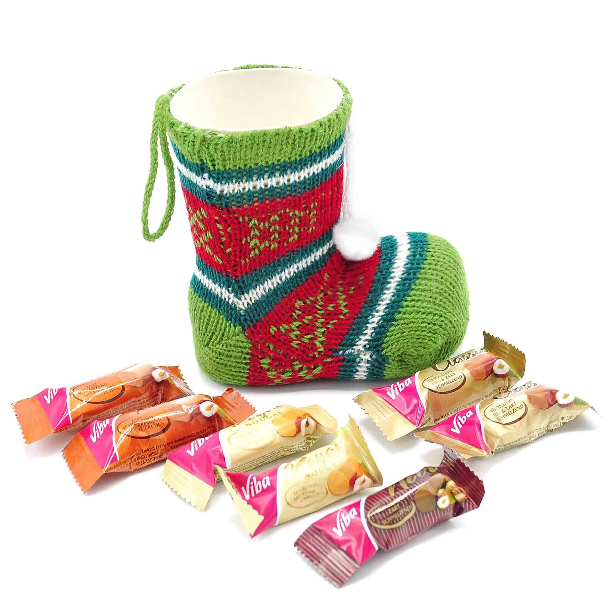 Nikolausstiefel Nougat, 100g, neutral