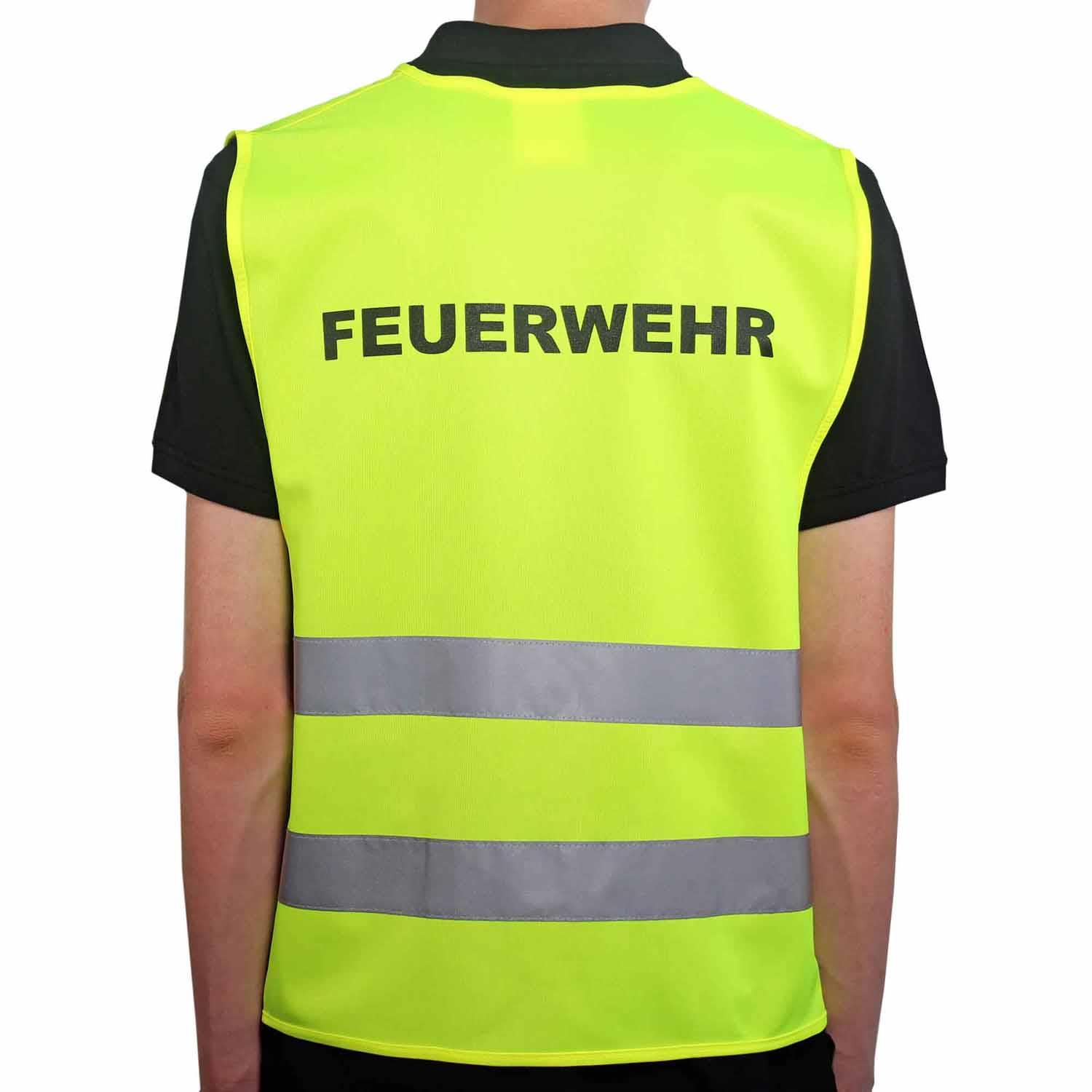 Qualitäts KFZ-Warnweste PREMIUM Feuerwehr