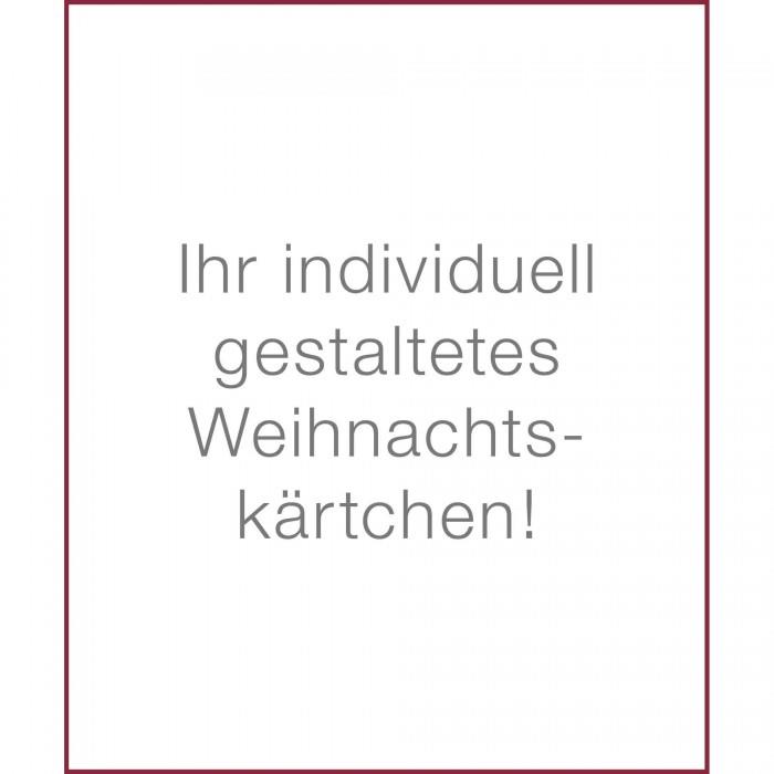 Organzasäckchen Christmas gold individuell mit Kärtchen
