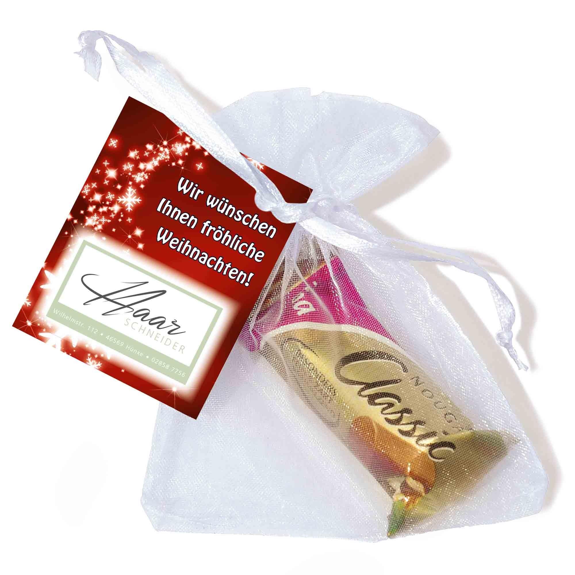 Organzasäckchen Nougat Classic 10, neutral