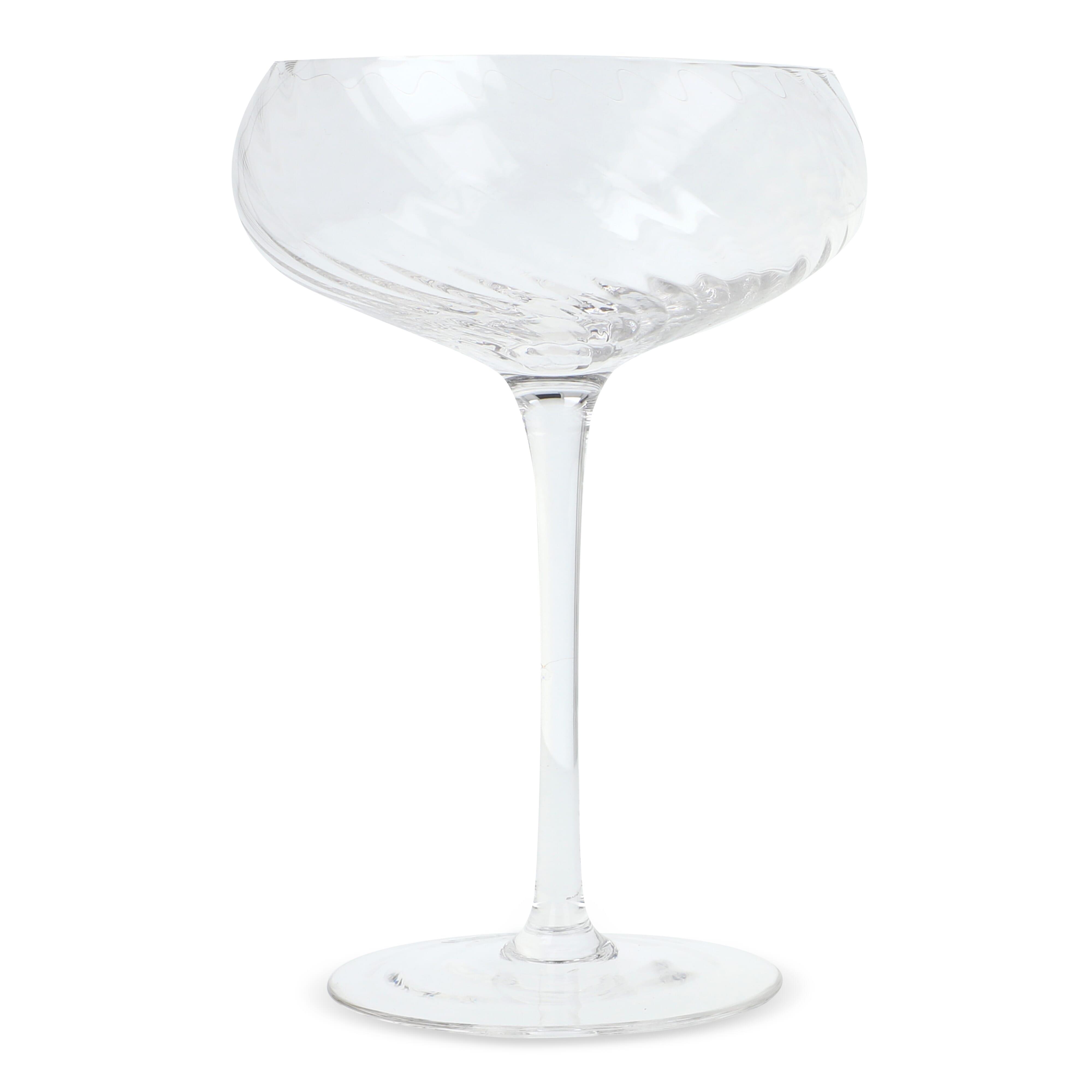 Byon Opacity 2er-Set Sektgläser mit stilvollem Glasmuster 300ml