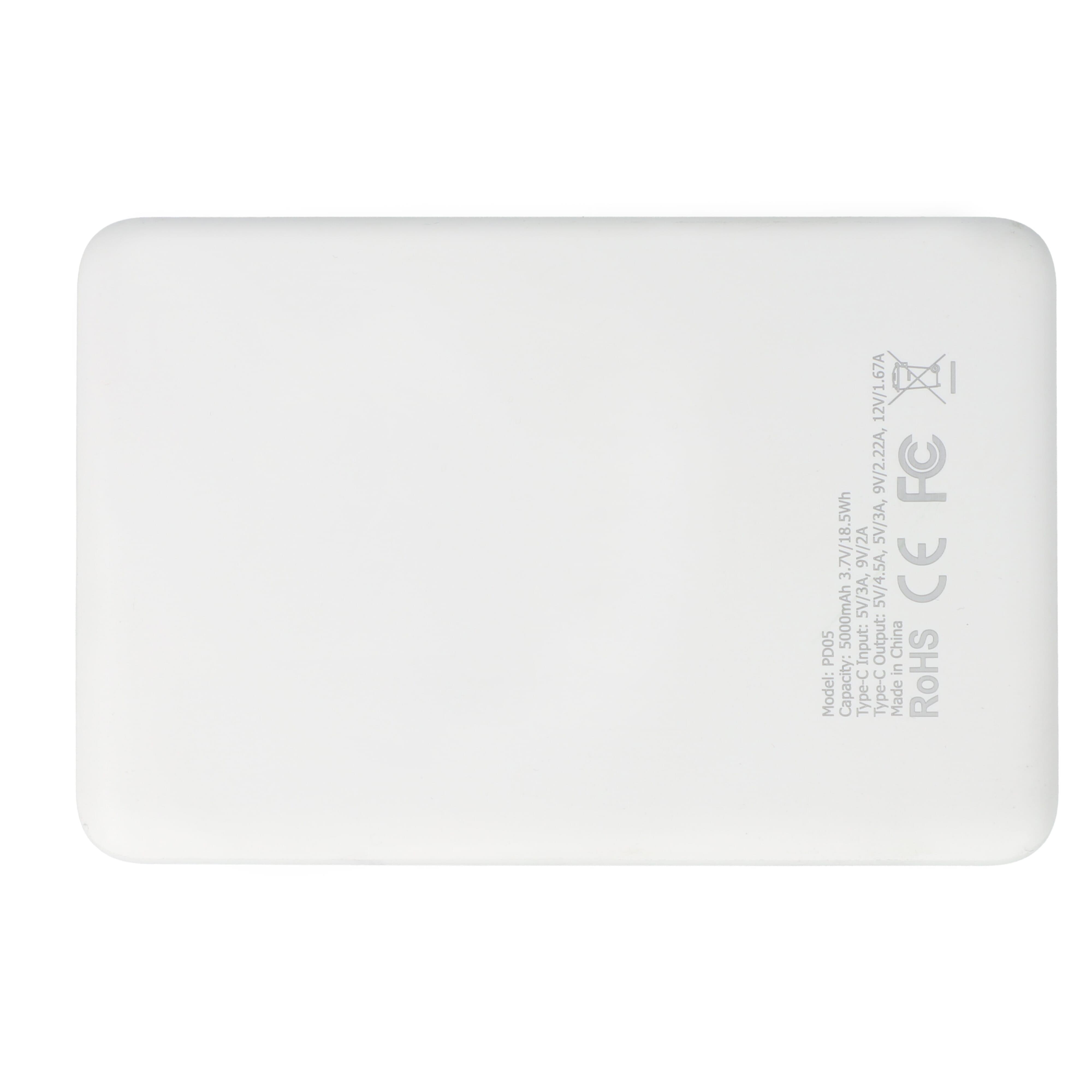 Zenith USB-C Powerbank mit Power Delivery R-ABS 5000 mAh
