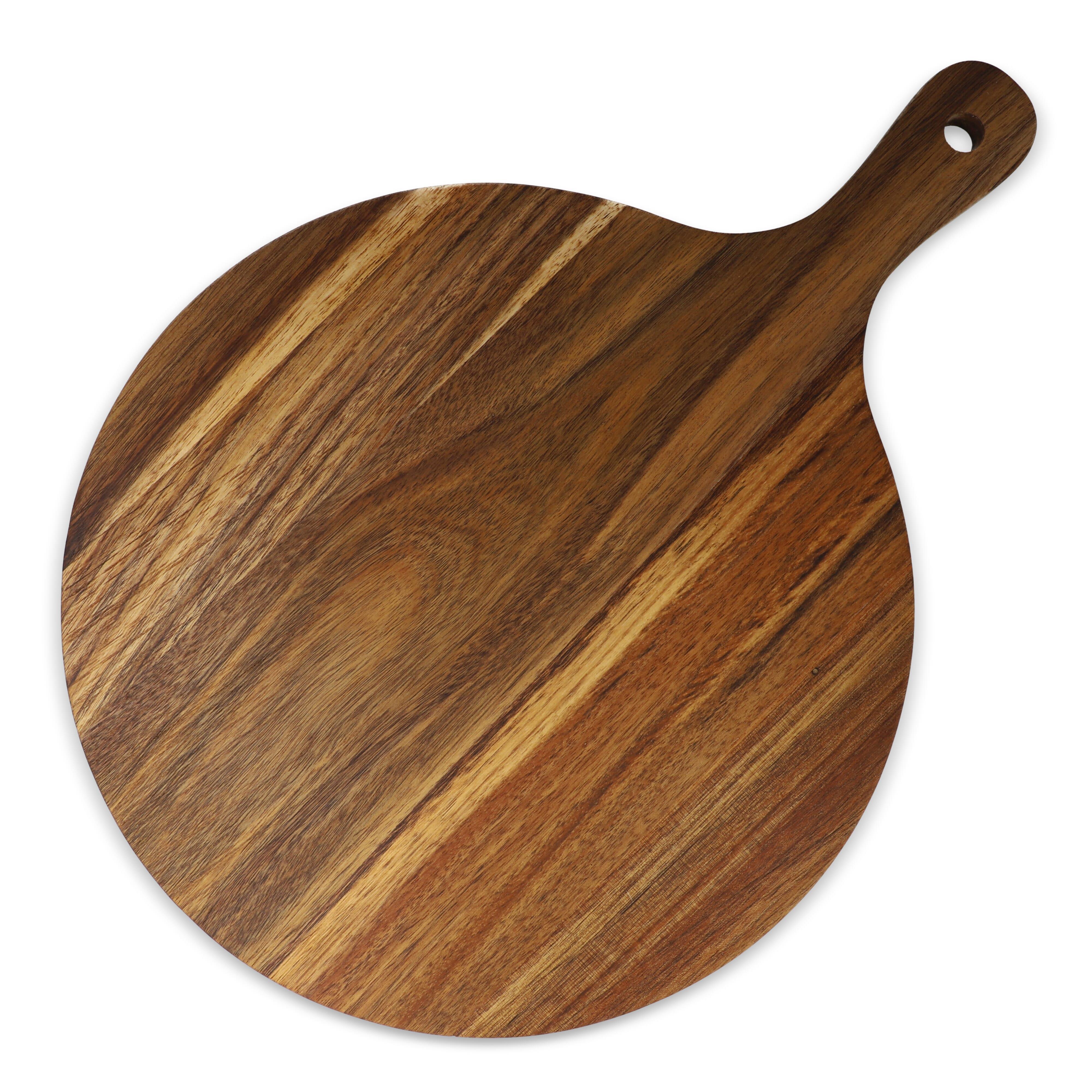InSideOut Servierplatte aus Holz rund, 31,5cm