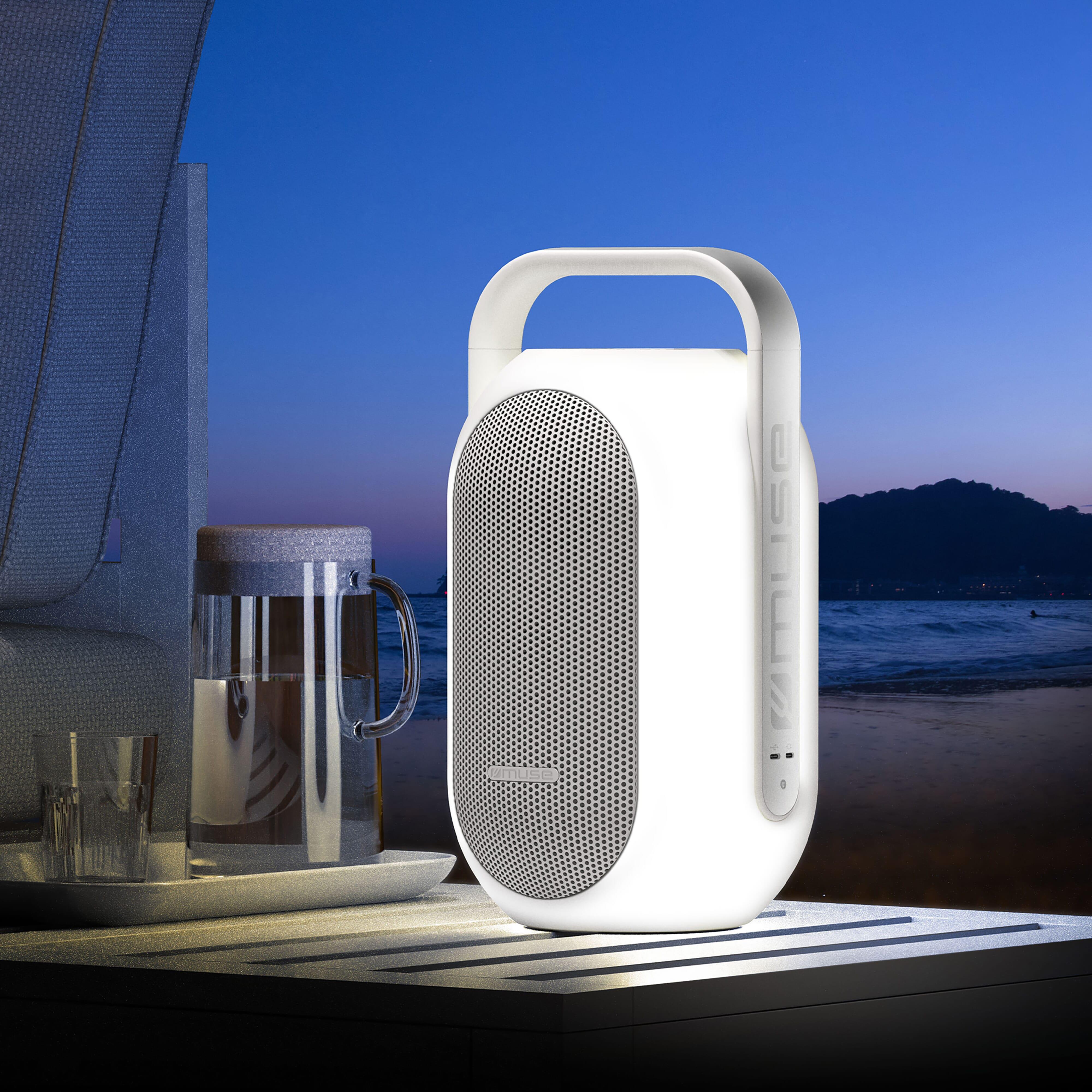 ML-625| Muse Ambient Light Bluetooth-Lautsprecher für den Innen-und Außenbereich