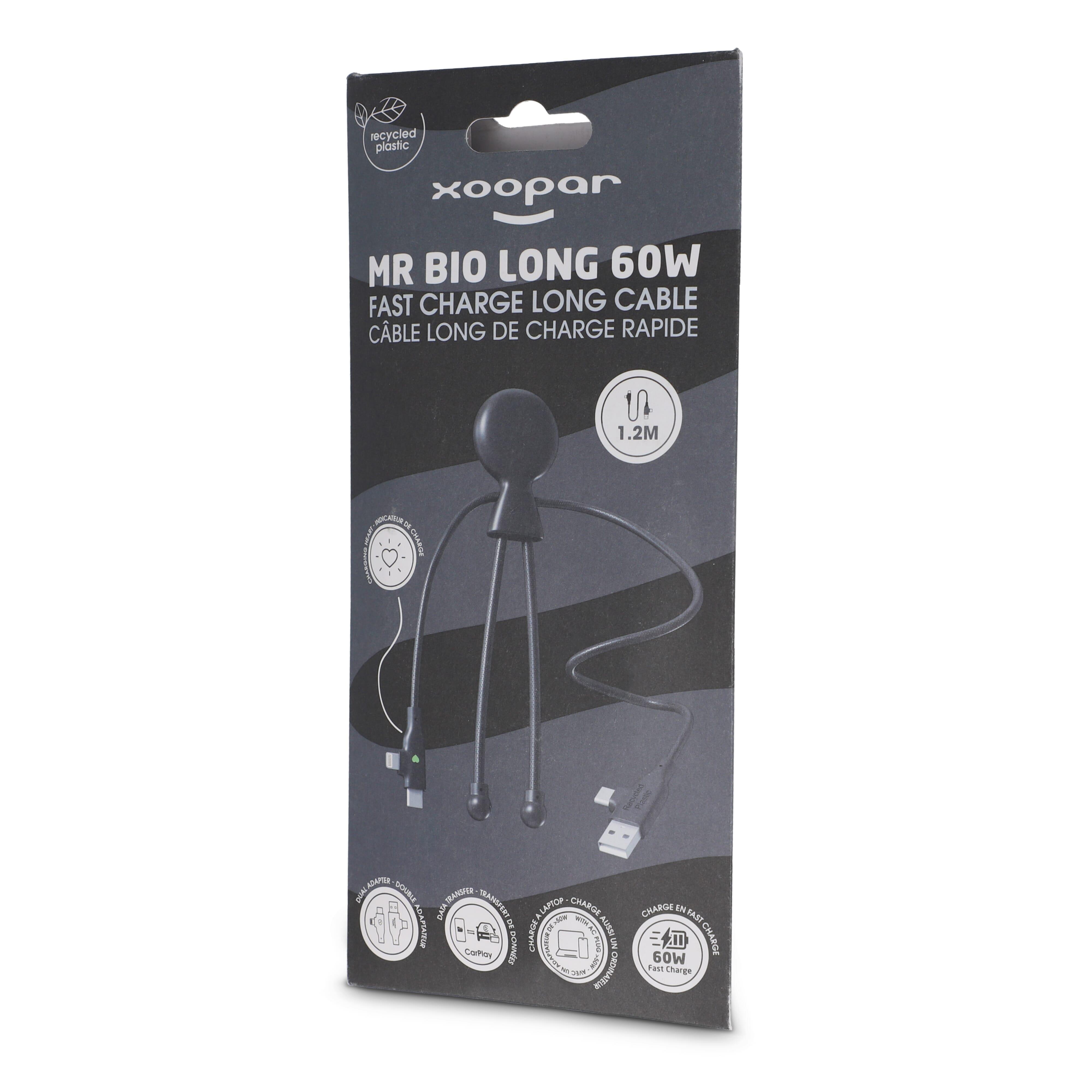 Xoopar Mr. Bio Lang 60 W PD Multi-Ladekabel 1.2 Meter