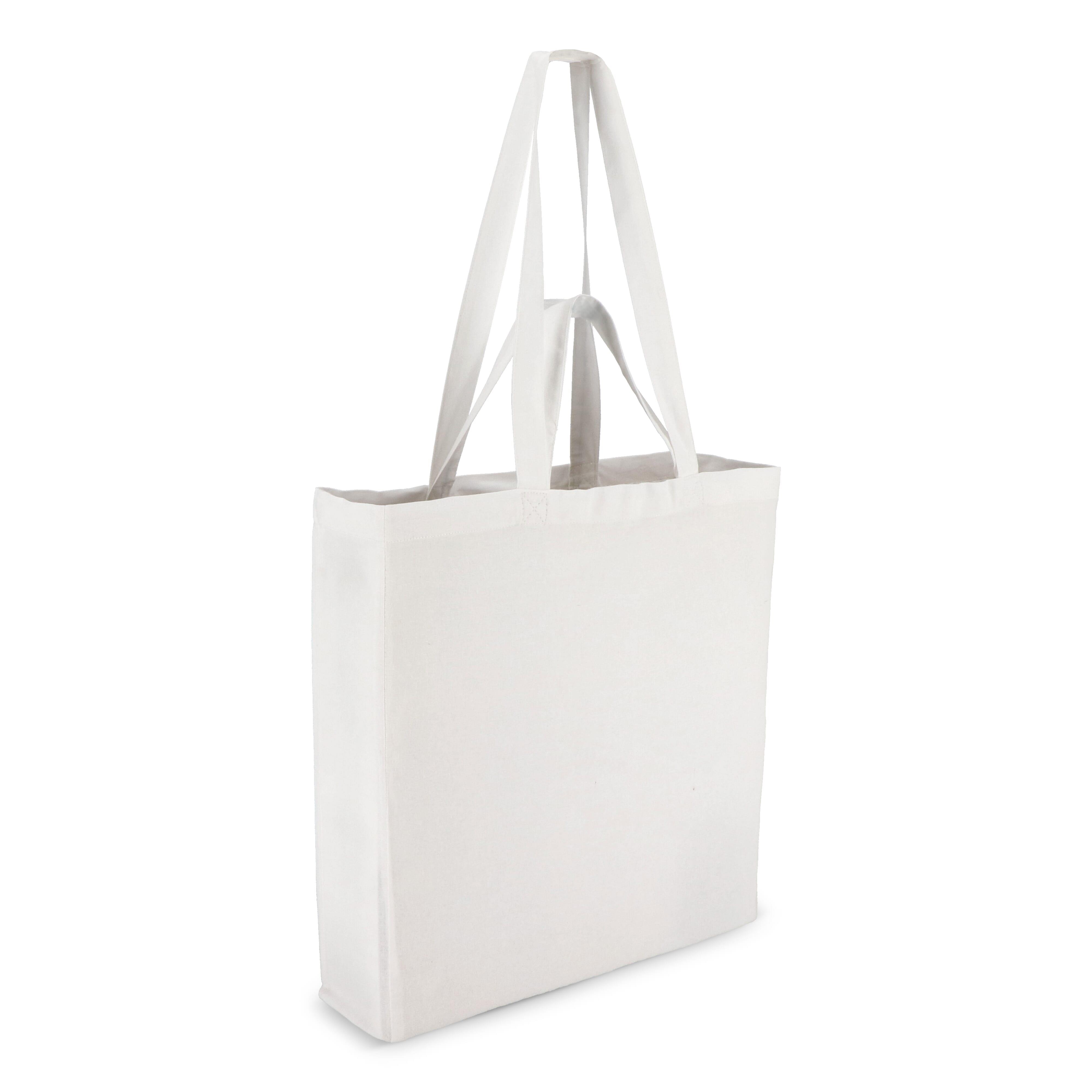 Tragetasche aus Baumwolle OEKO-TEX® 38 x 10 x 42cm 140g/m²