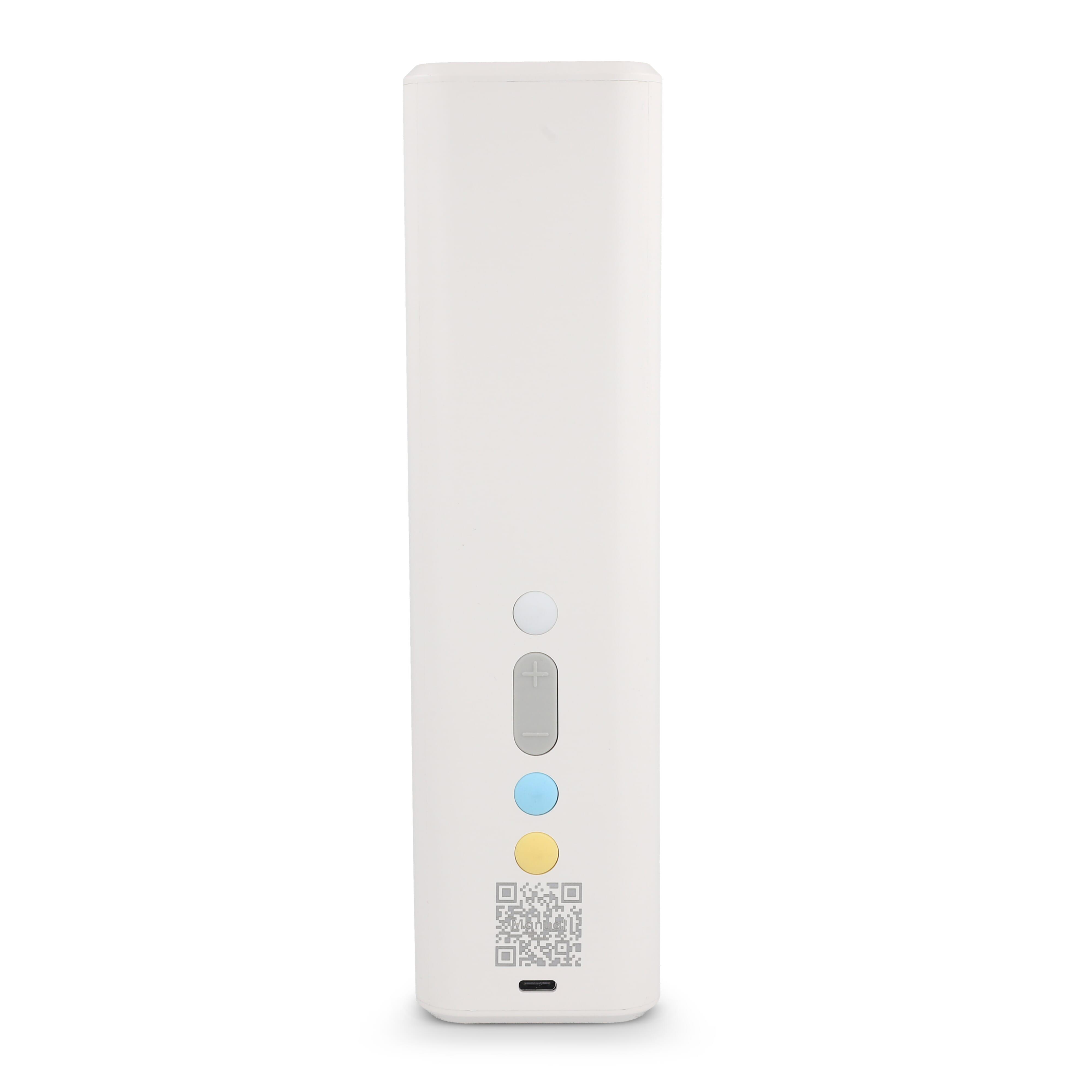 Xoopar Aura White Noise Lautsprecher aus recyceltem Kunststoff