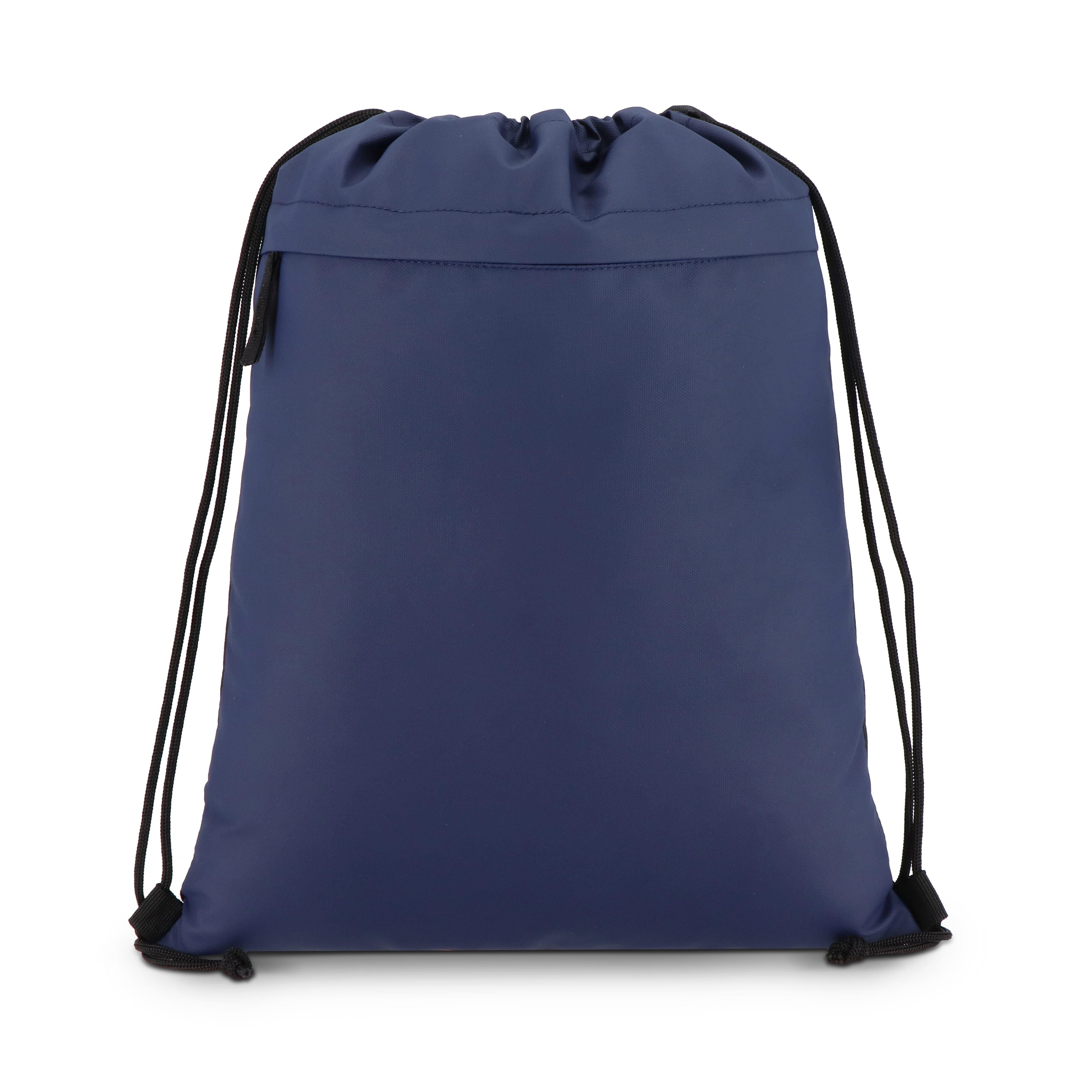 PU-beschichtete R-PET 600D Kordeltasche 33 x 42 cm