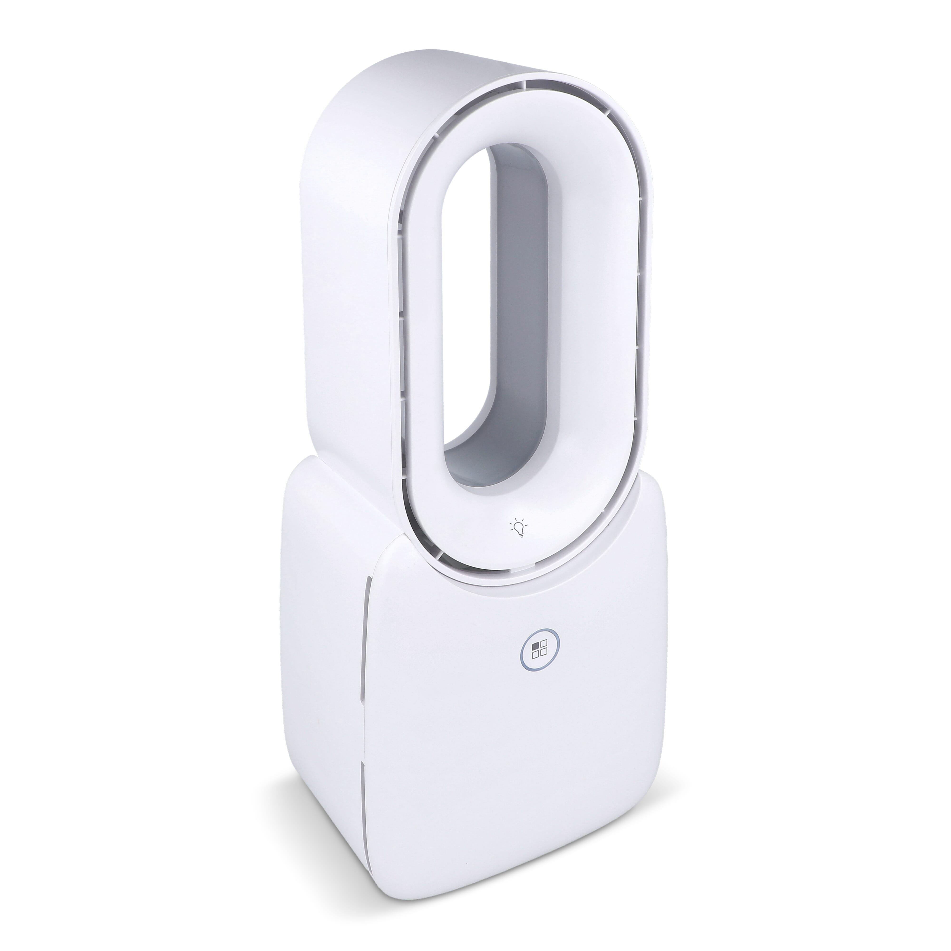 inSideOut Brislux – Rotorloser Softwind-Ventilator mit LED-Licht