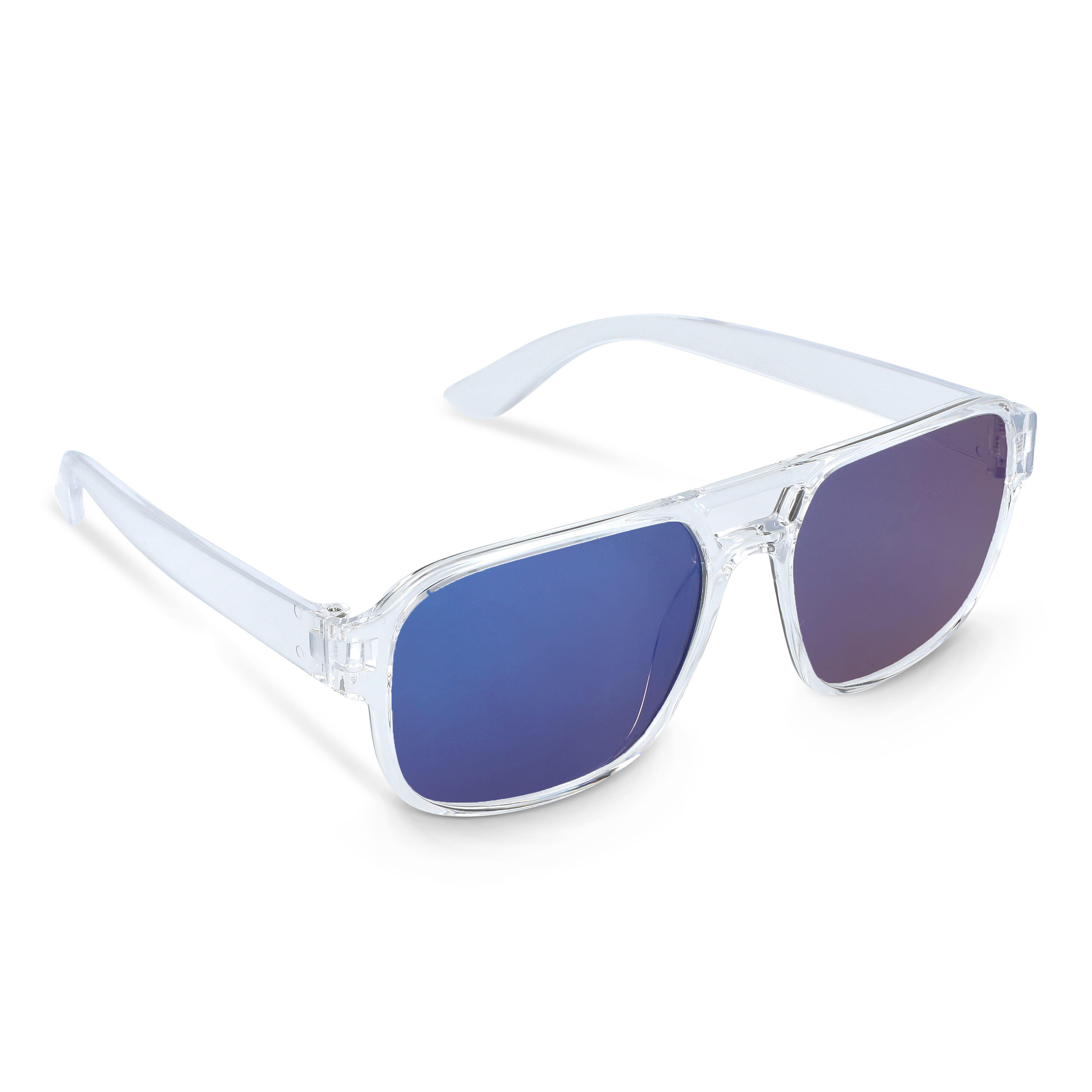 Transparent / Blau