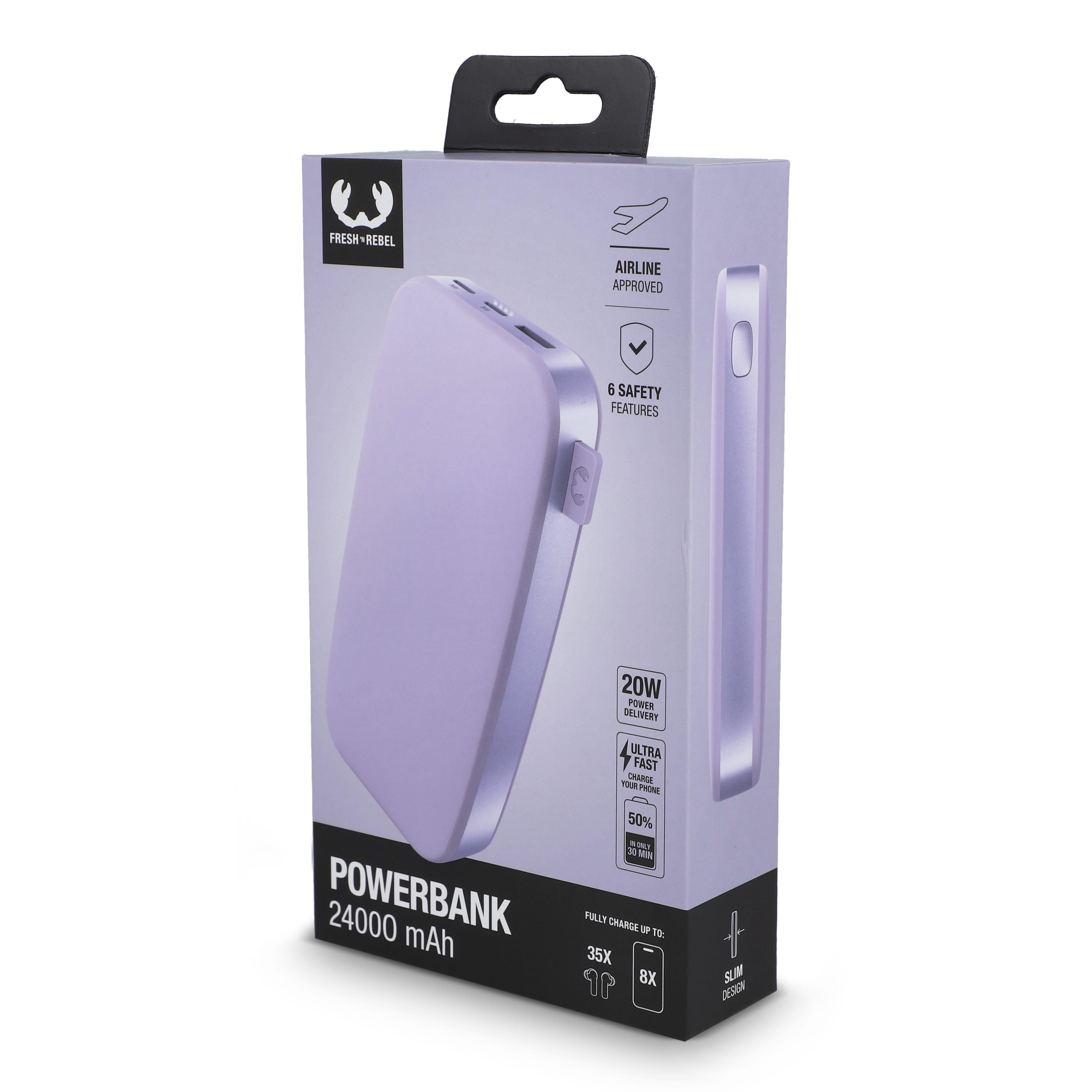 2PB24100 I Fresh ´n Rebel Powerbank 24000 mAh PD USB-C