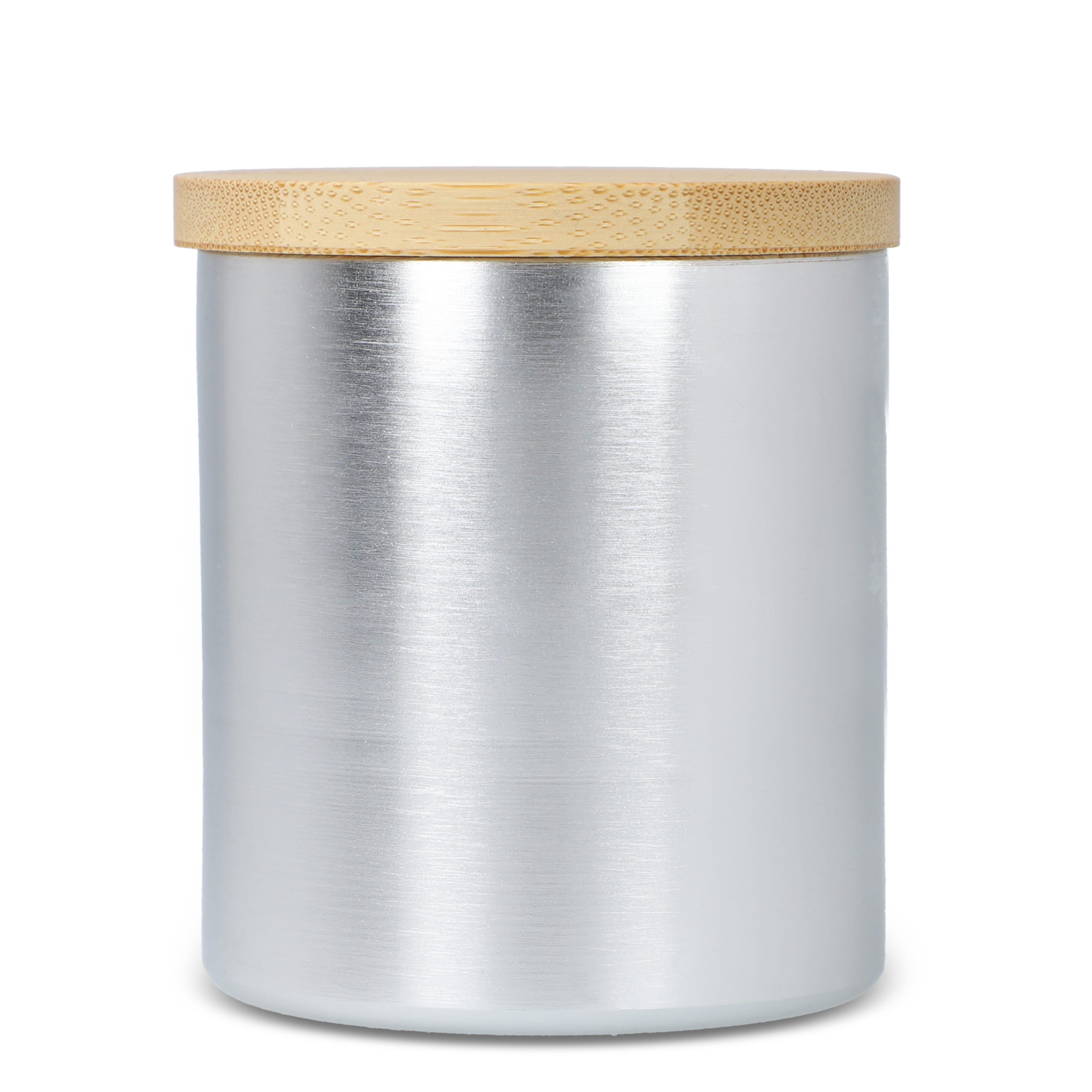Bhakti-Duftkerze auf pflanzlicher Basis in recyceltem Aluminiumgefäß