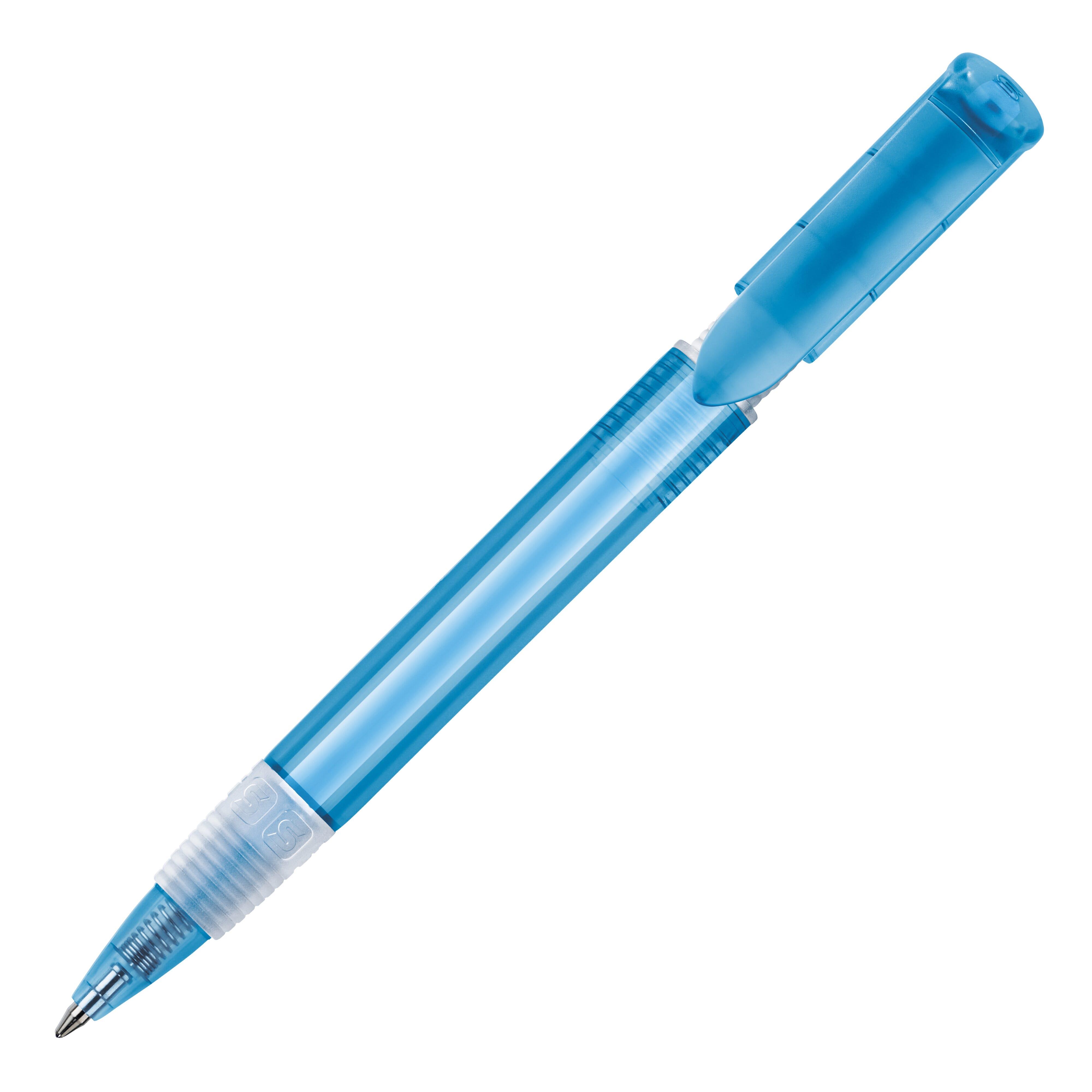 Transparent / Blau