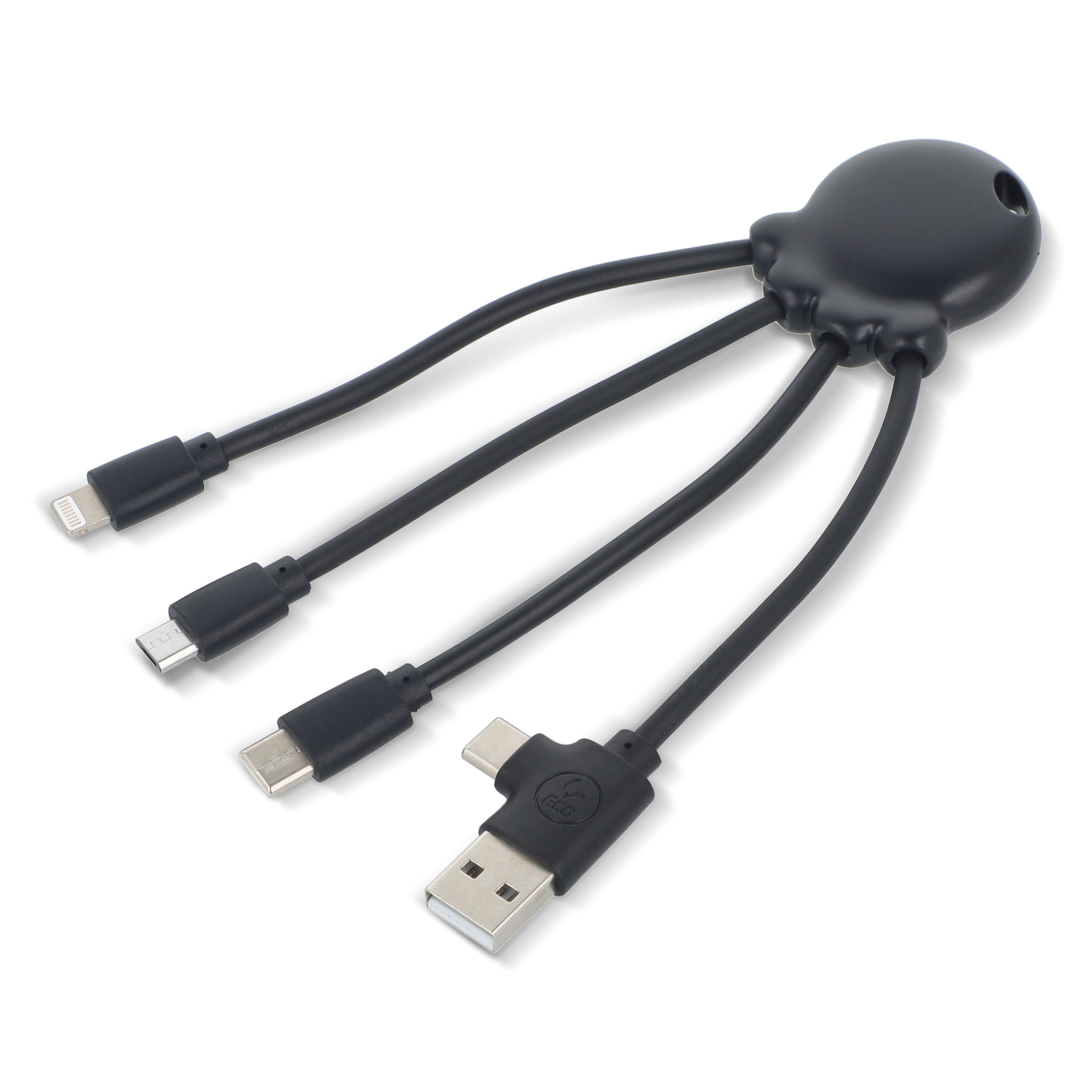 4009| Xoopar Eco Octopus Ladekabel Ocean Bound Plastic