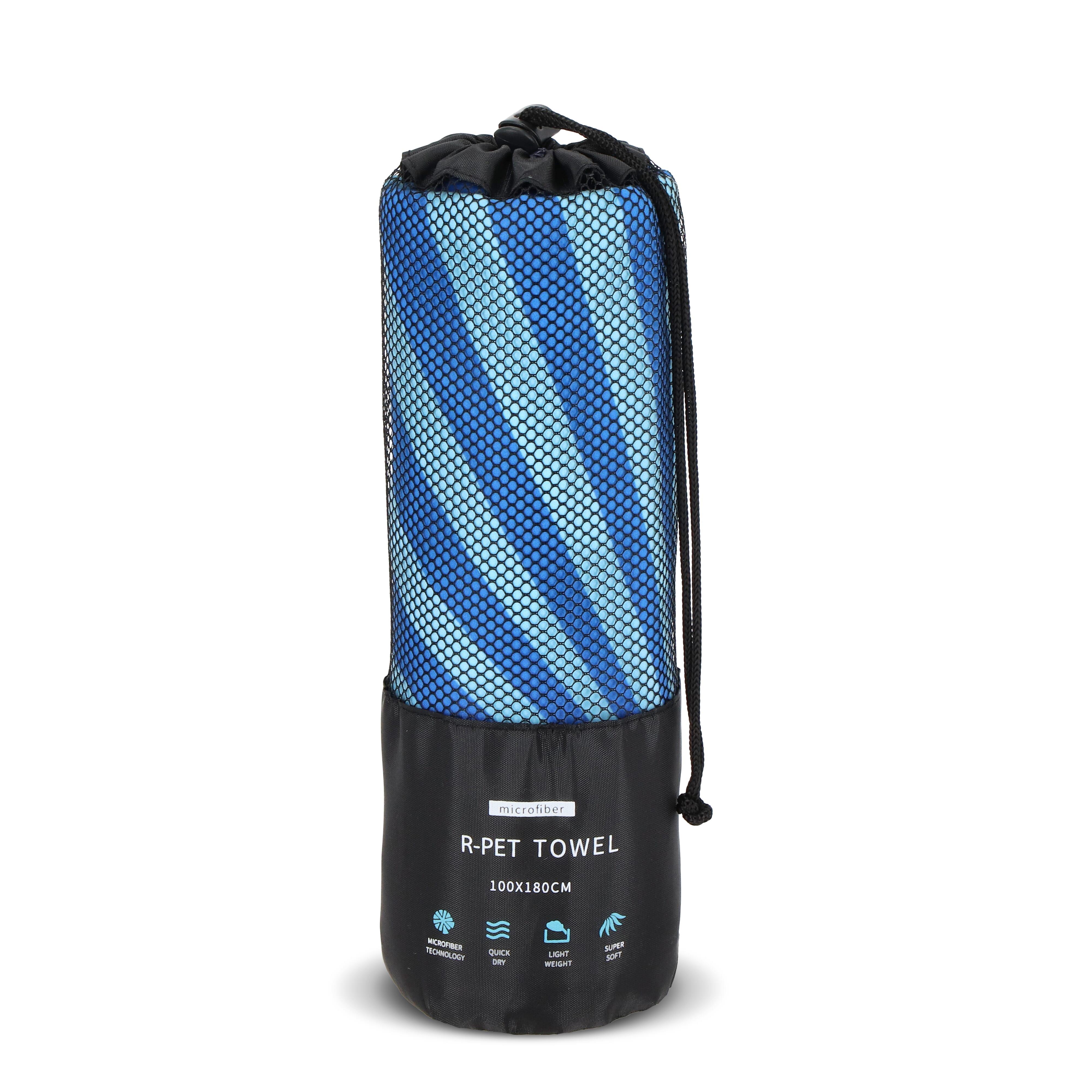 R-PET-Schnelltrocknungs-Strandtuch 100 × 180 cm, Sublimationsdruck