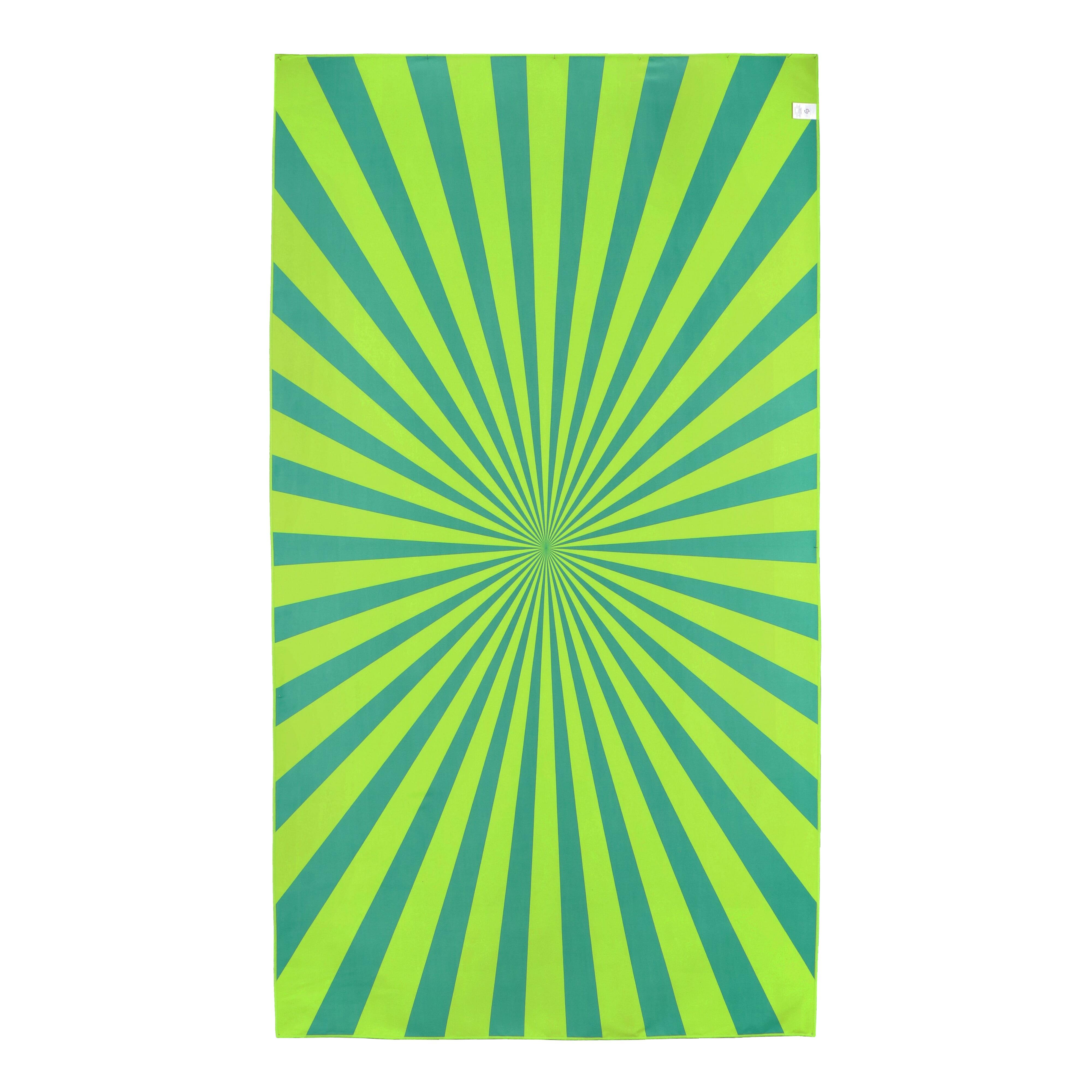 R-PET-Schnelltrocknungs-Strandtuch 100 × 180 cm, Sublimationsdruck
