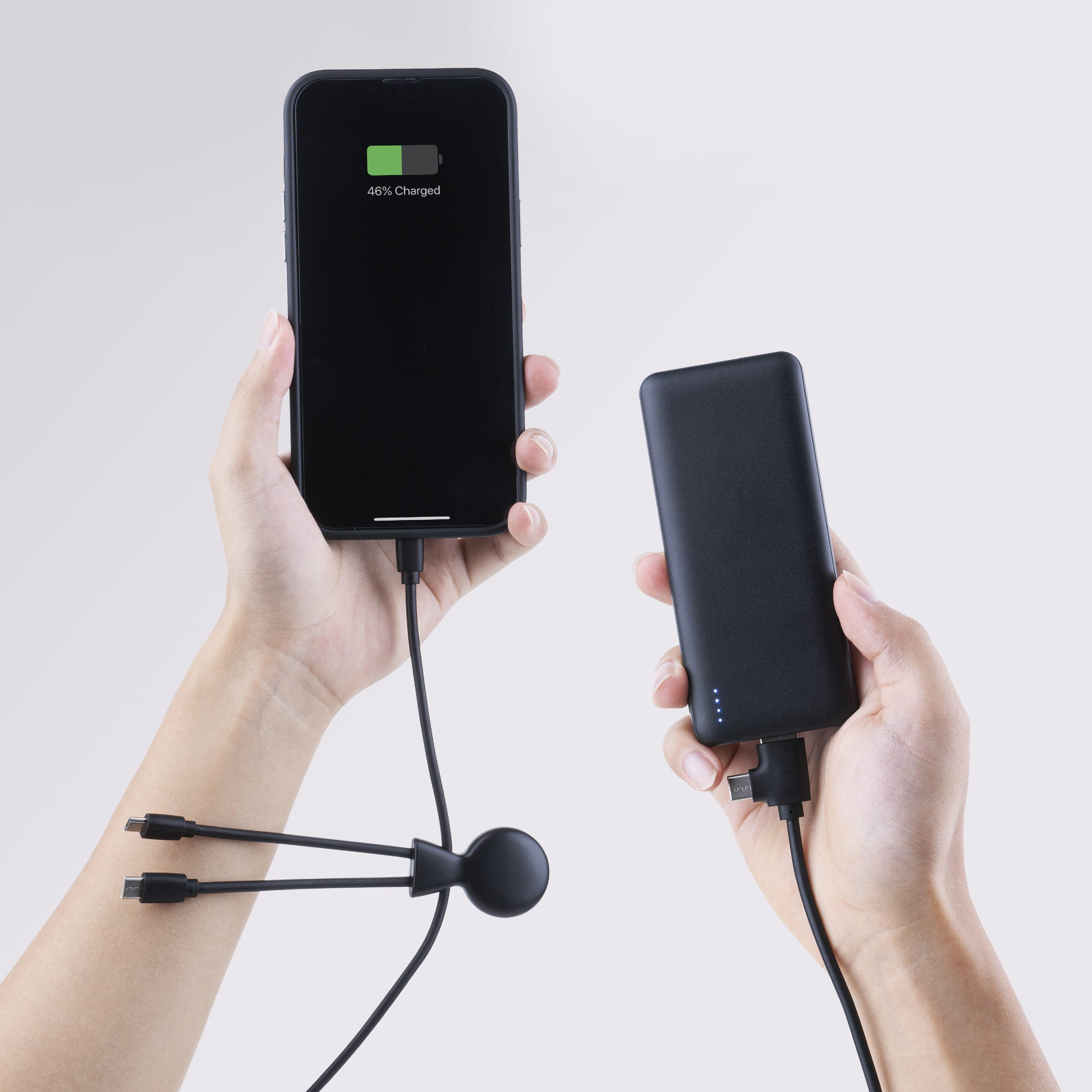 3199 | Xoopar Mr. Bio Powerbank and Cable pack 7000mAh