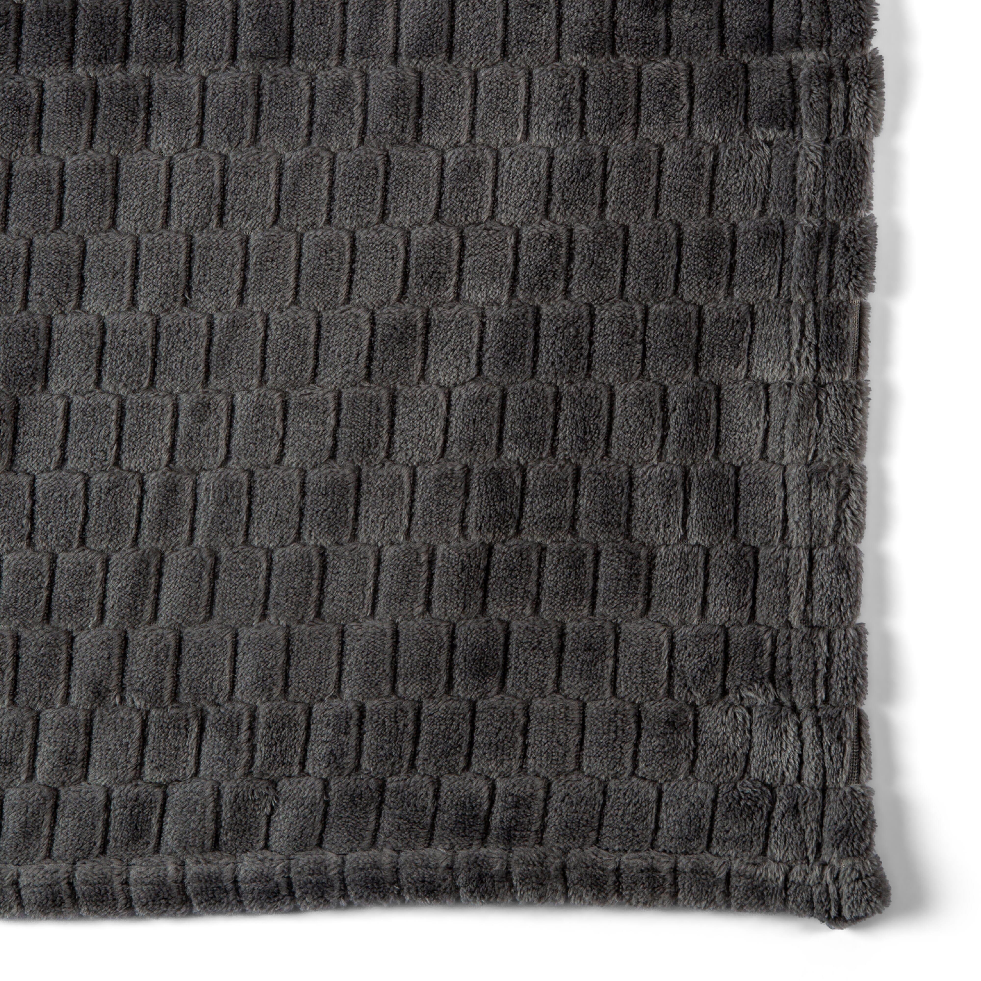 Kosta Linnewafveri Fleece Plaid Jaquard 130x170 cm