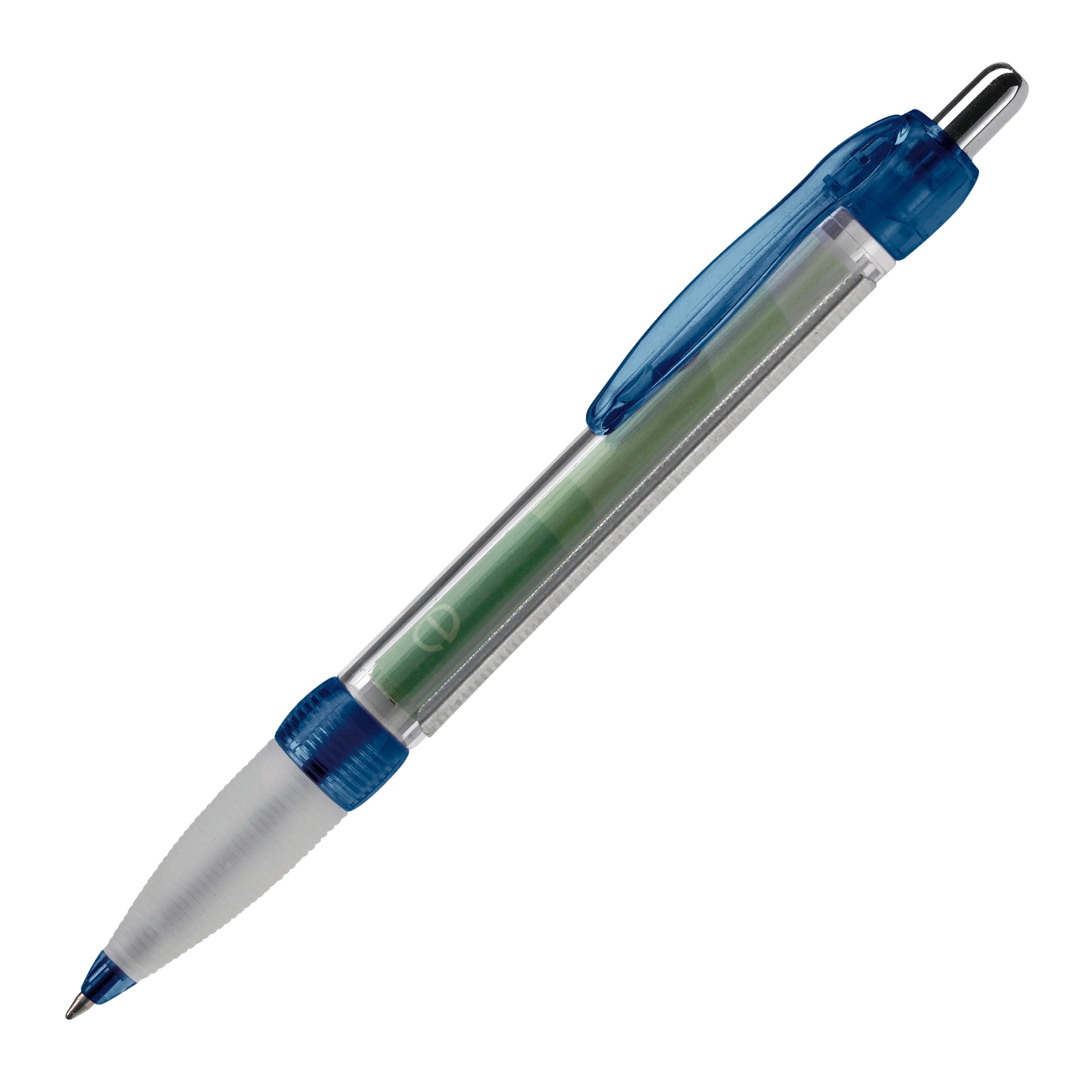 Transparent / Blau