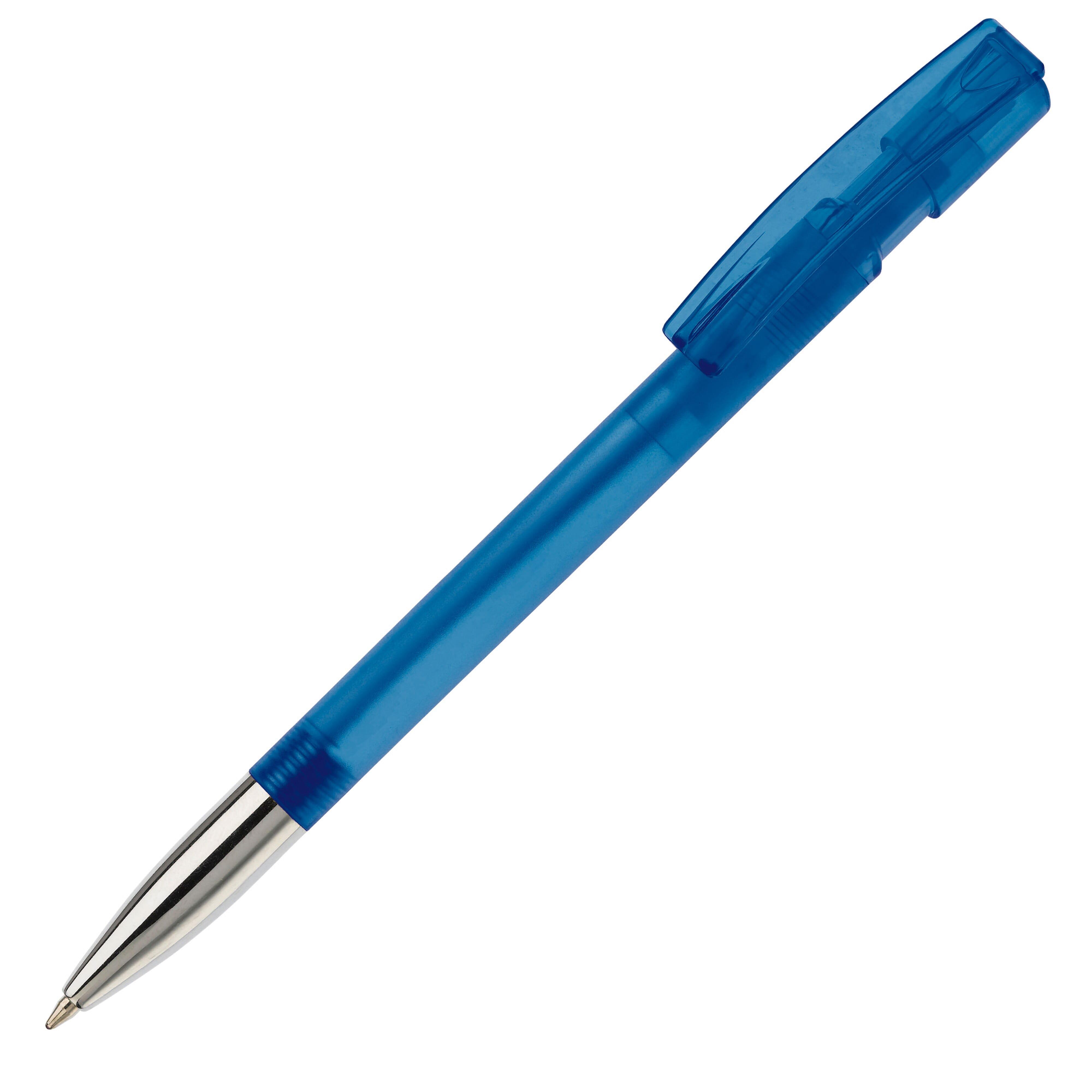 Transparent / Blau