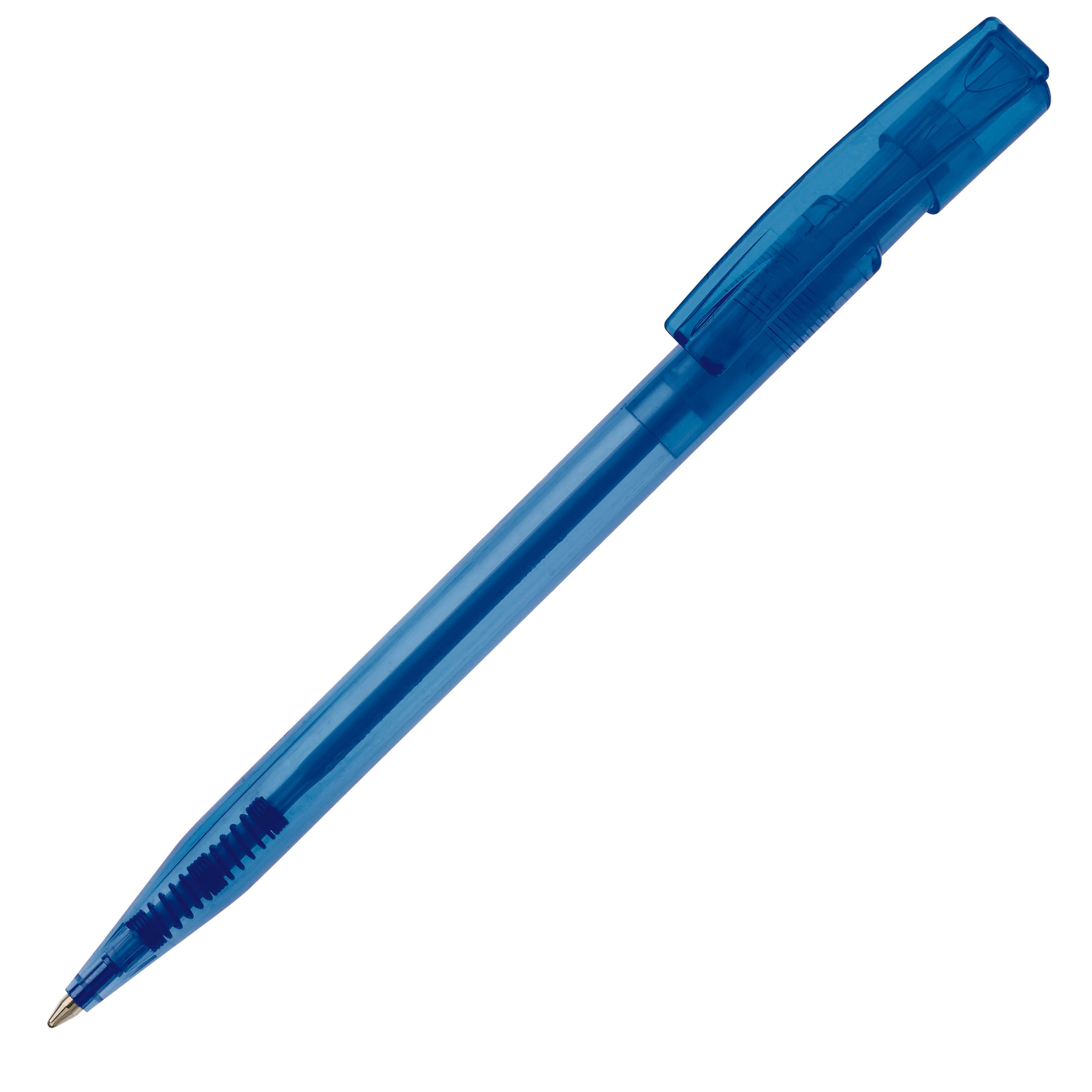 Transparent / Blau