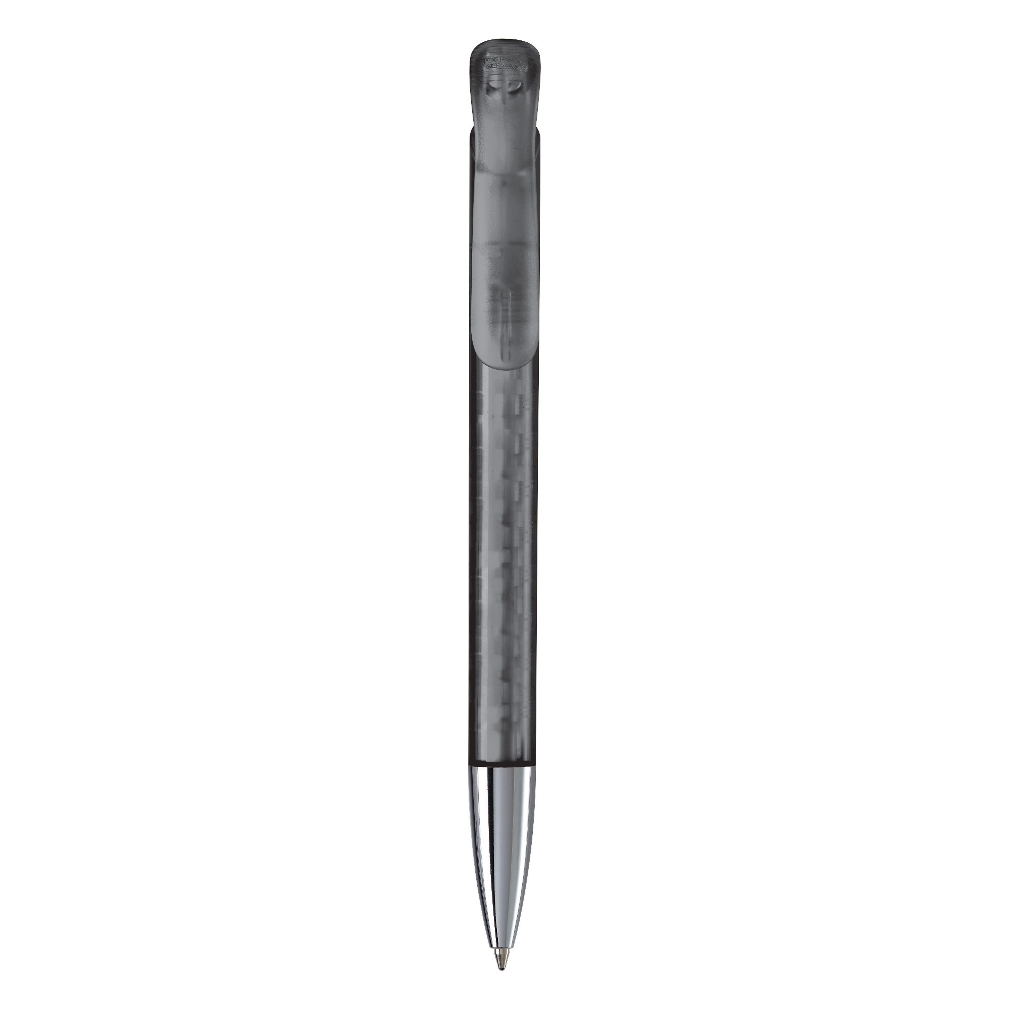 Kugelschreiber Atlas Transparent mit Metallspitze