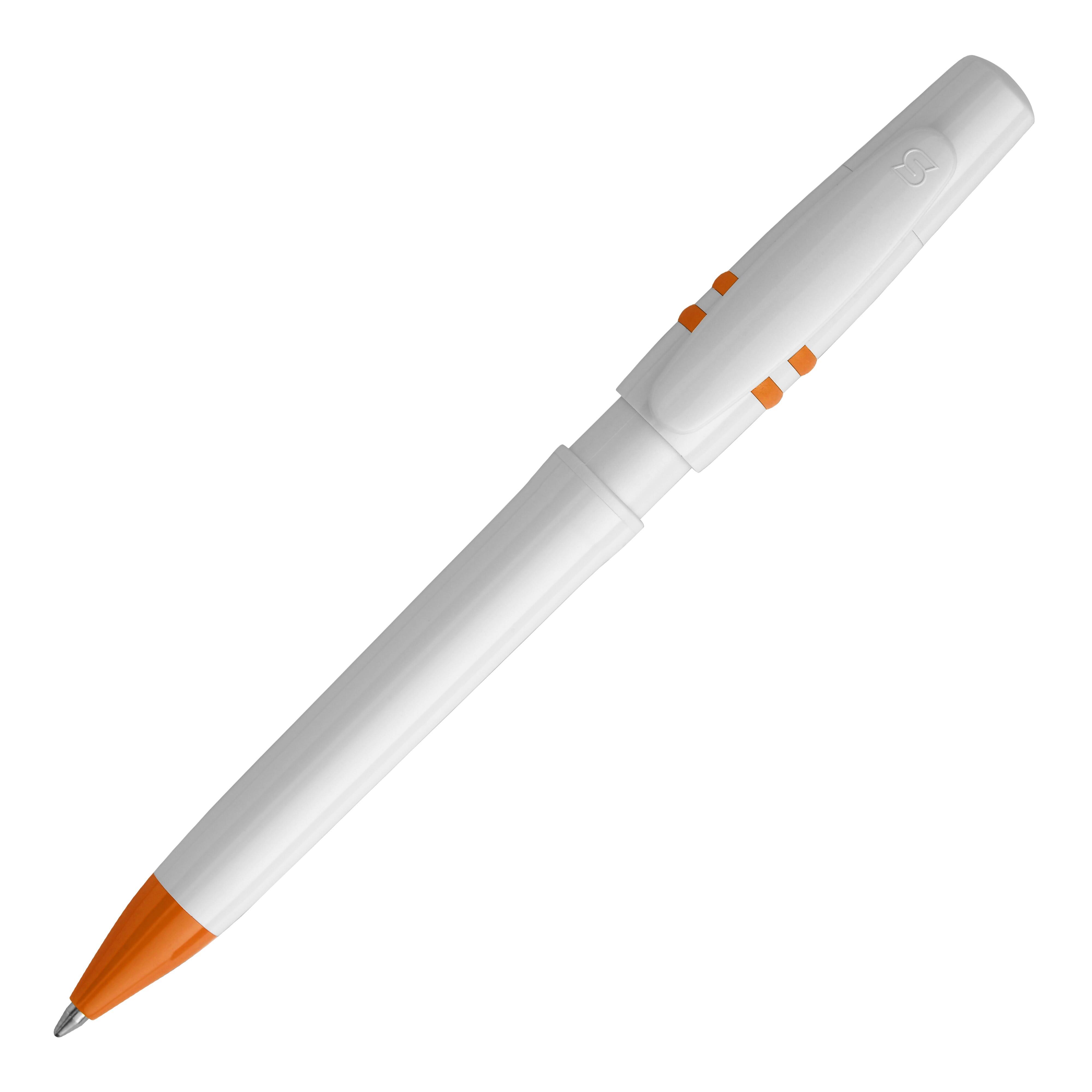 Weiss / Orange