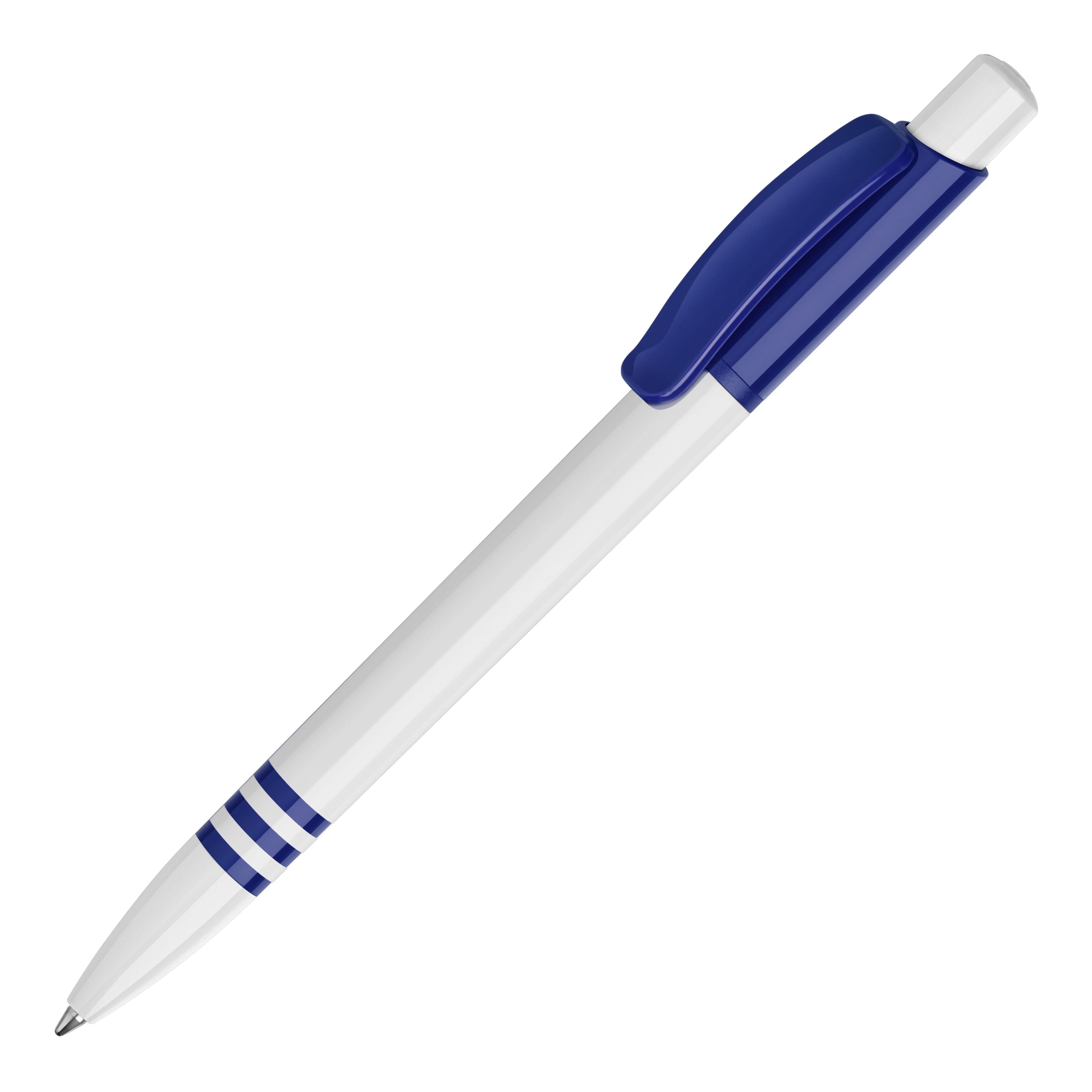 Weiss / Dunkelblau